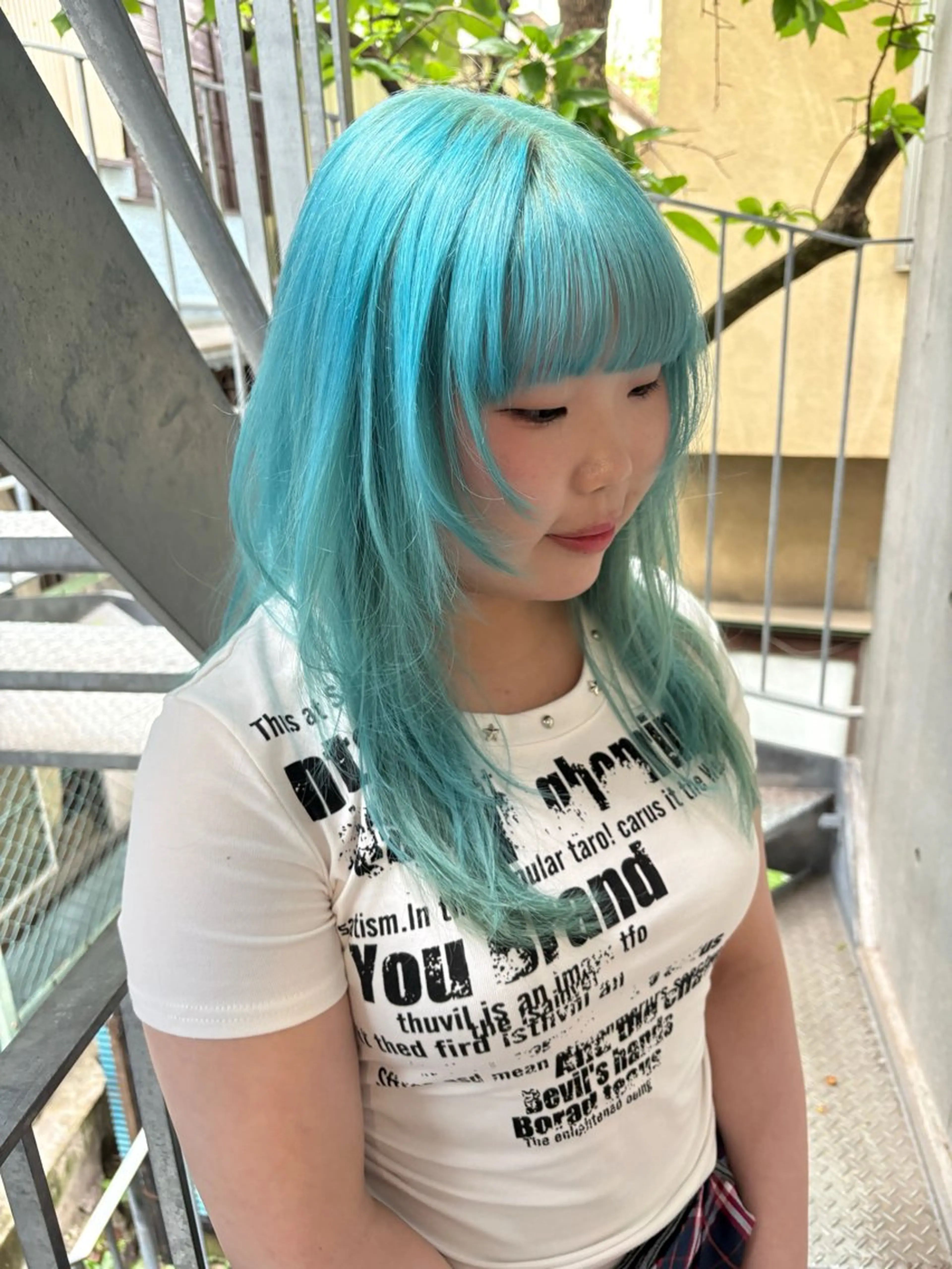 セミロング カラー カット ヘアカラー トリートメント yuuna/ ハッシュカット🎀のヘアスタイル