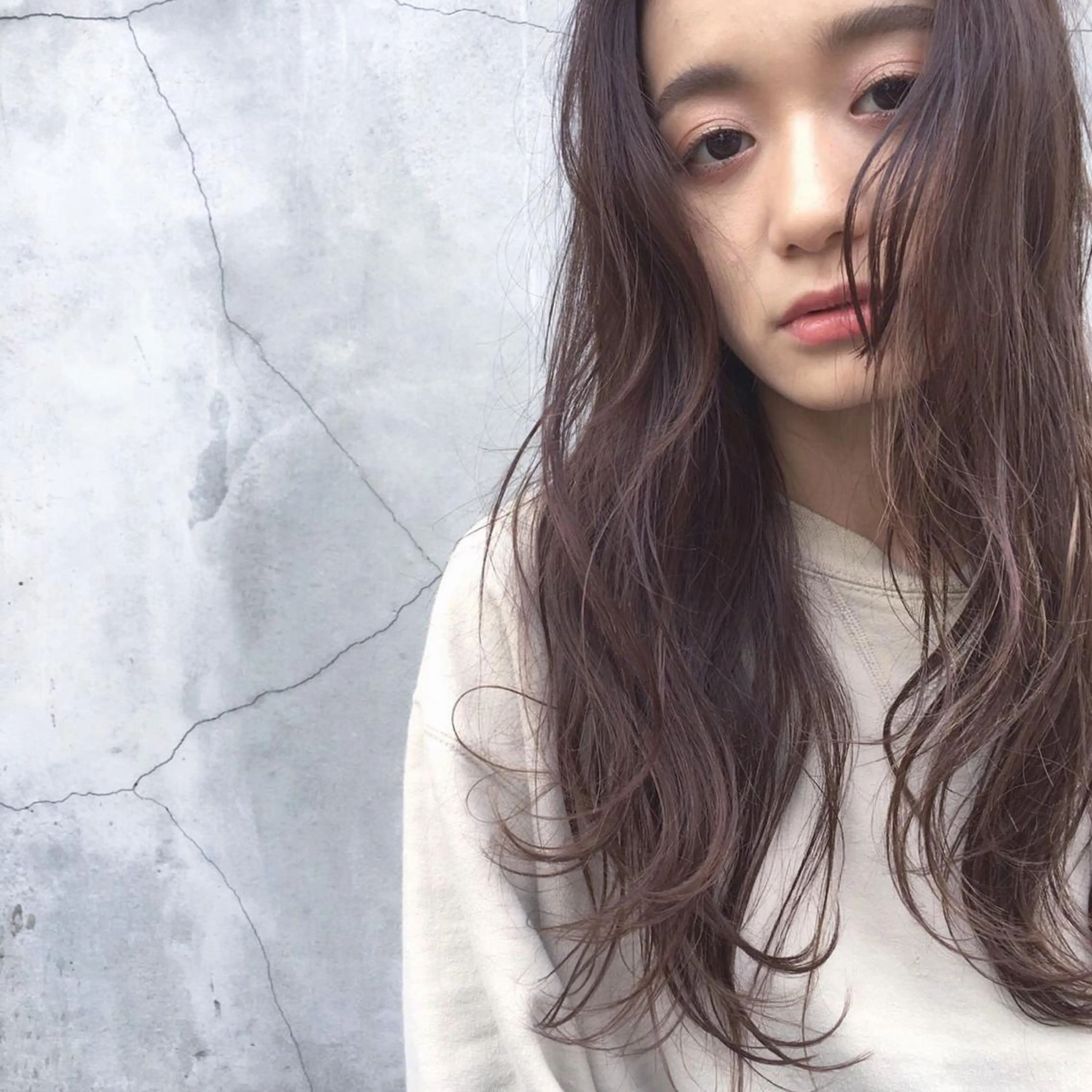 ロング カラー レイヤーカット BLend 渋谷のヘアスタイル