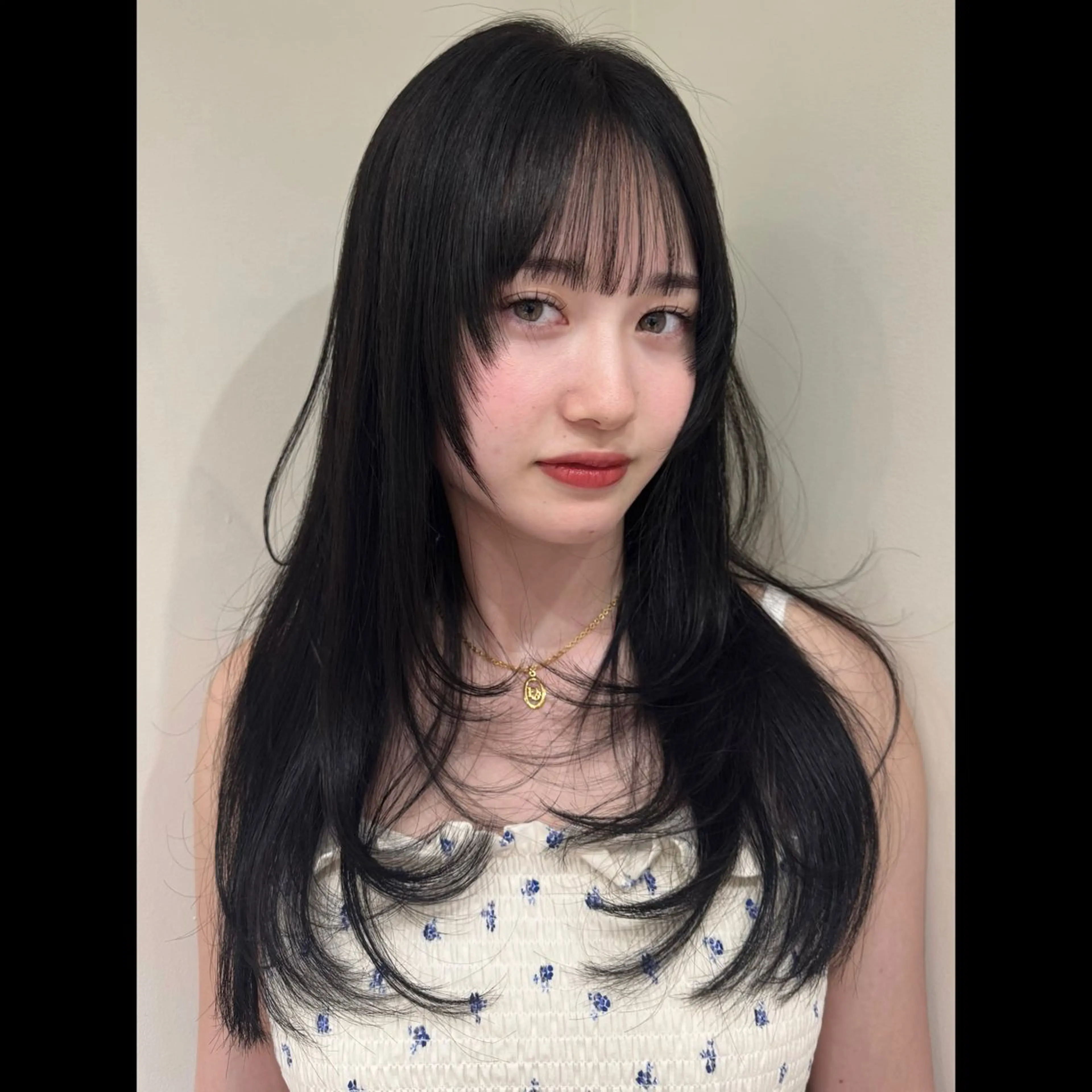 ロング 韓国レイヤー💋/ ワンホン/NANAのヘアスタイル