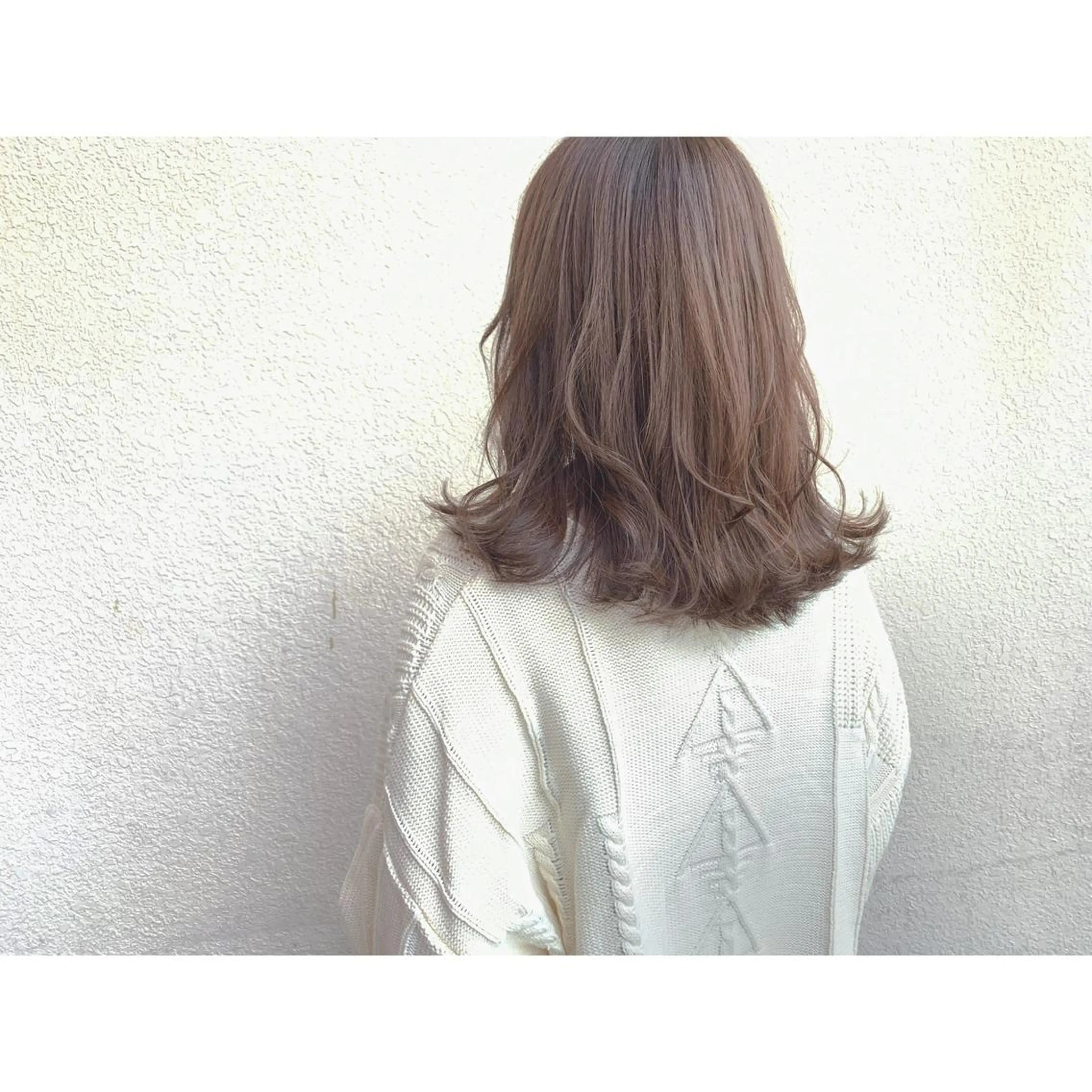 セミロング カラー ベージュカラー カット ヘアカラー トリートメント なかにし まゆみのヘアスタイル