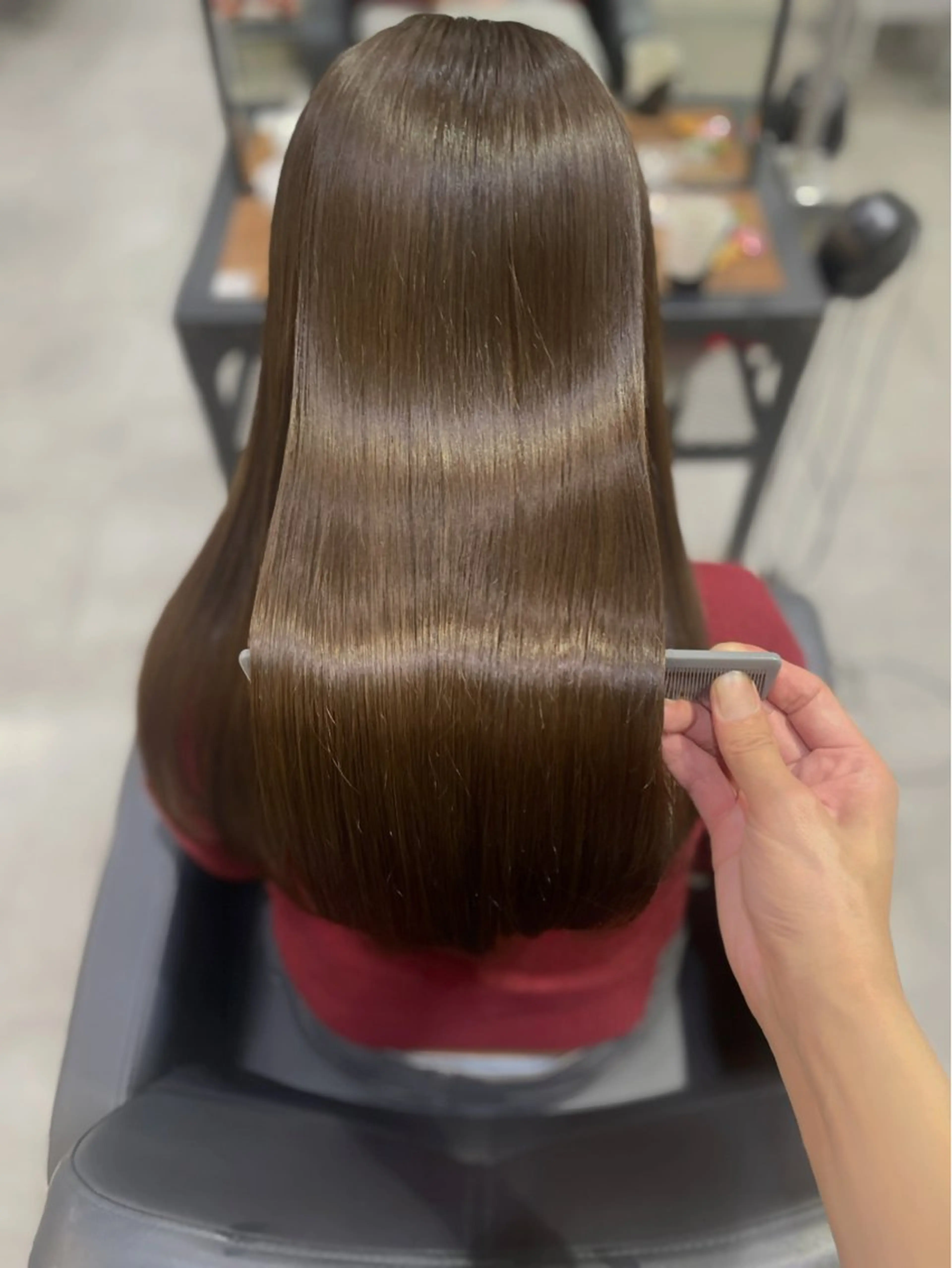 ロング カット ヘアカラー トリートメント 杉野🫧美髪🫧 Zina博多店長のヘアスタイル