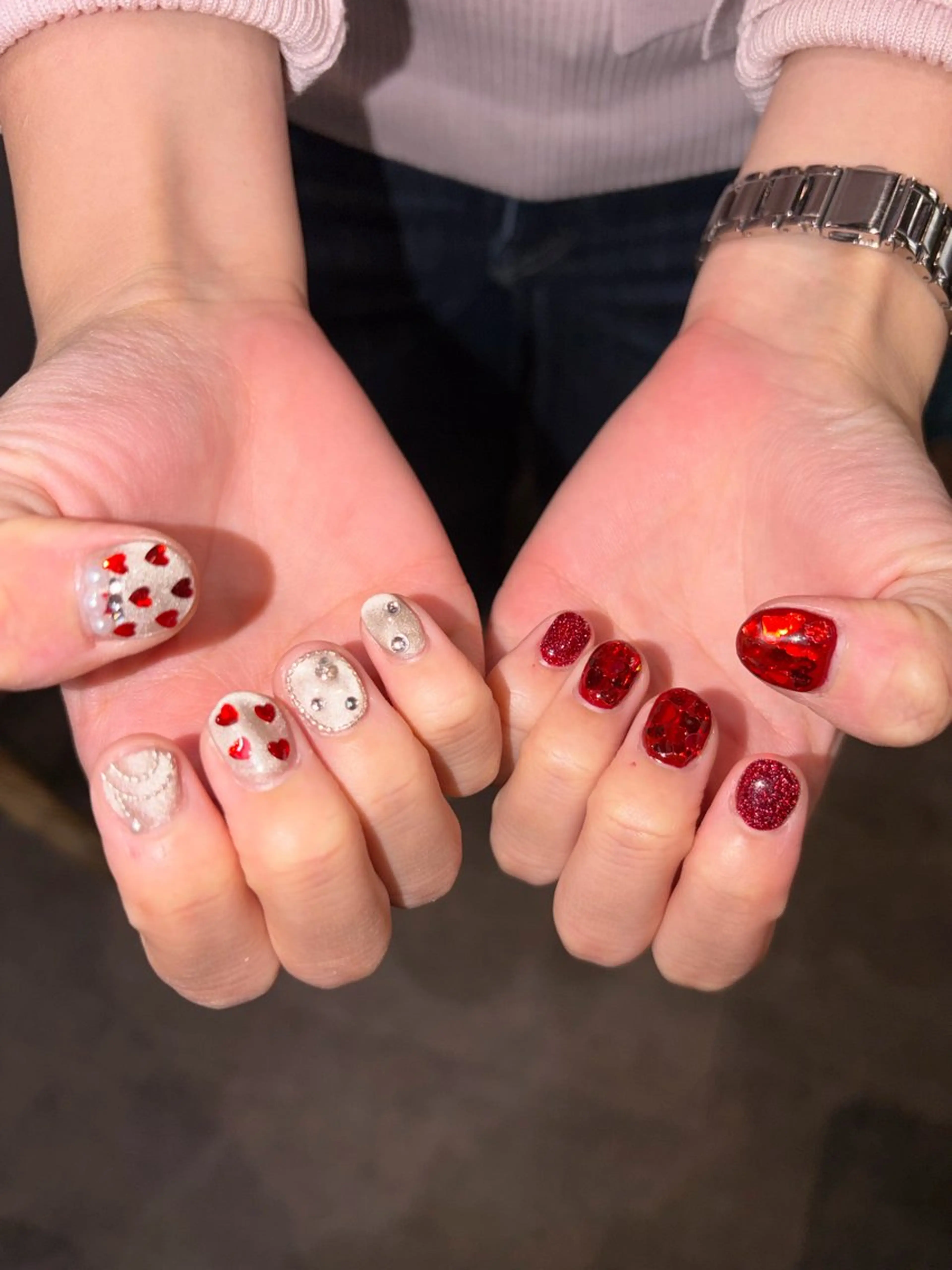 ネイル ハンドネイル ハイトーン/ ネイル💅まりなのヘアスタイル