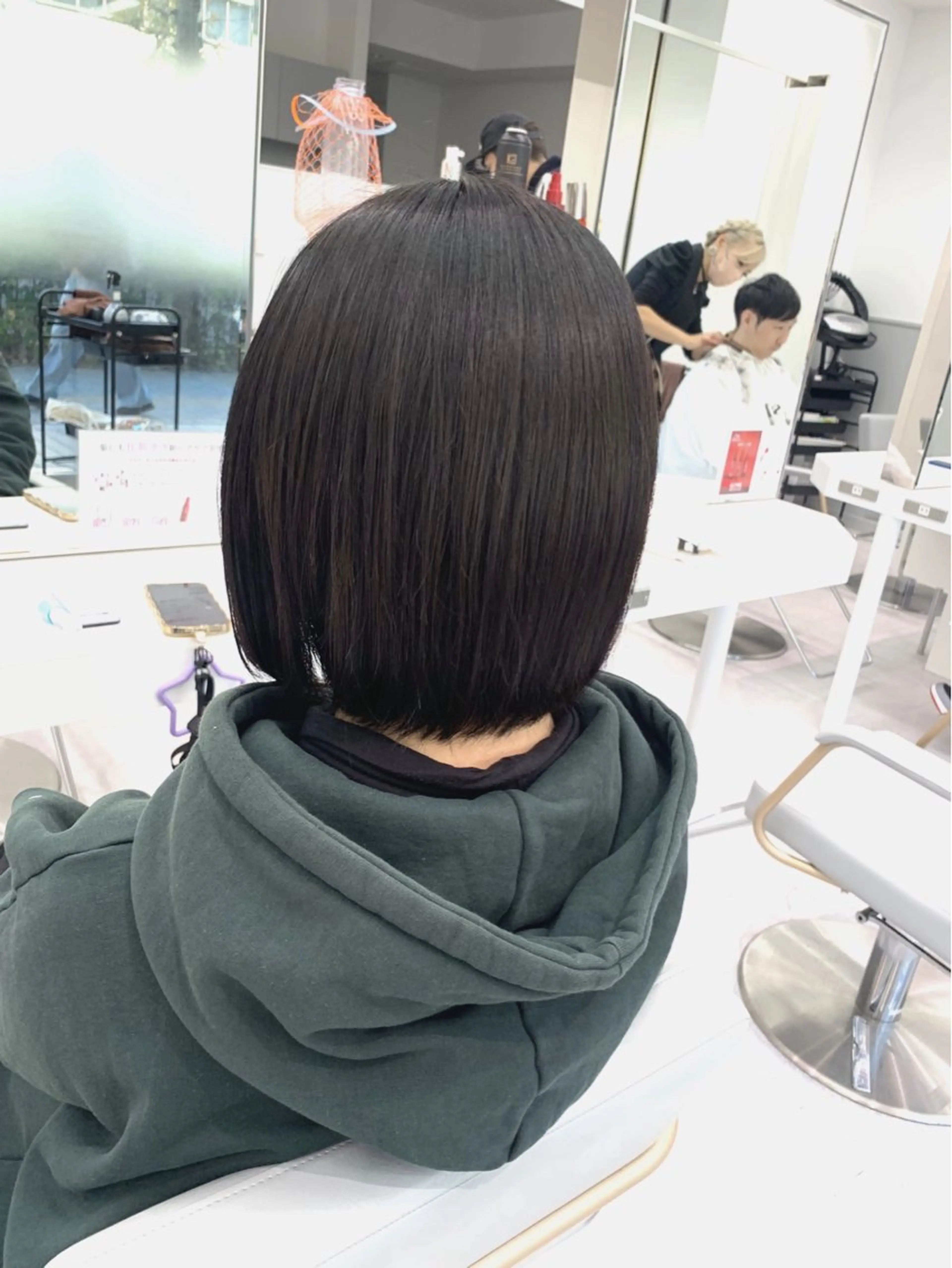 ミディアム パーマ 縮毛矯正 トリートメント ブリーチでもできる 縮毛矯正相原慎🌈のヘアスタイル