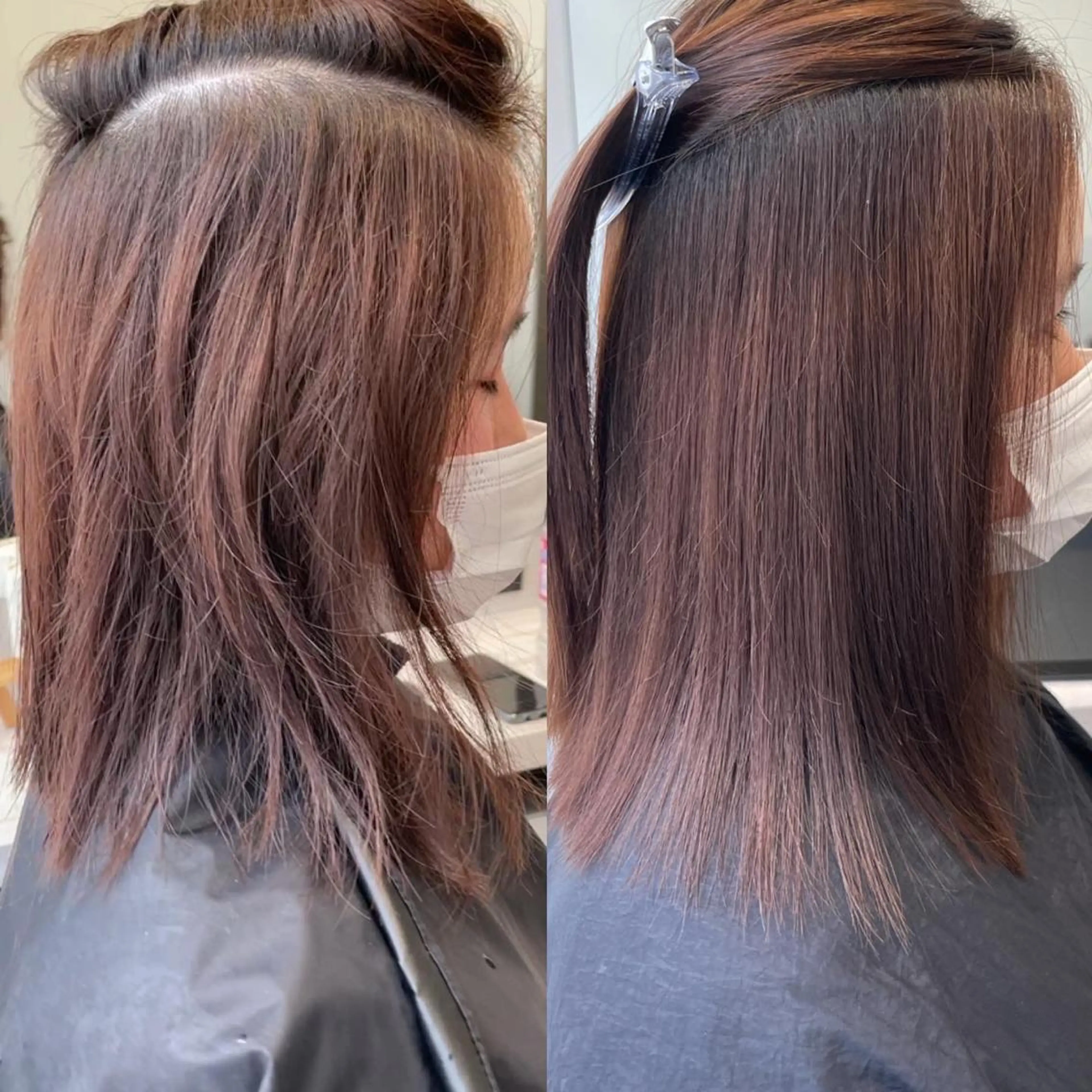 ロング カラー 🌈本物の髪質改善 森田涼平のヘアスタイル