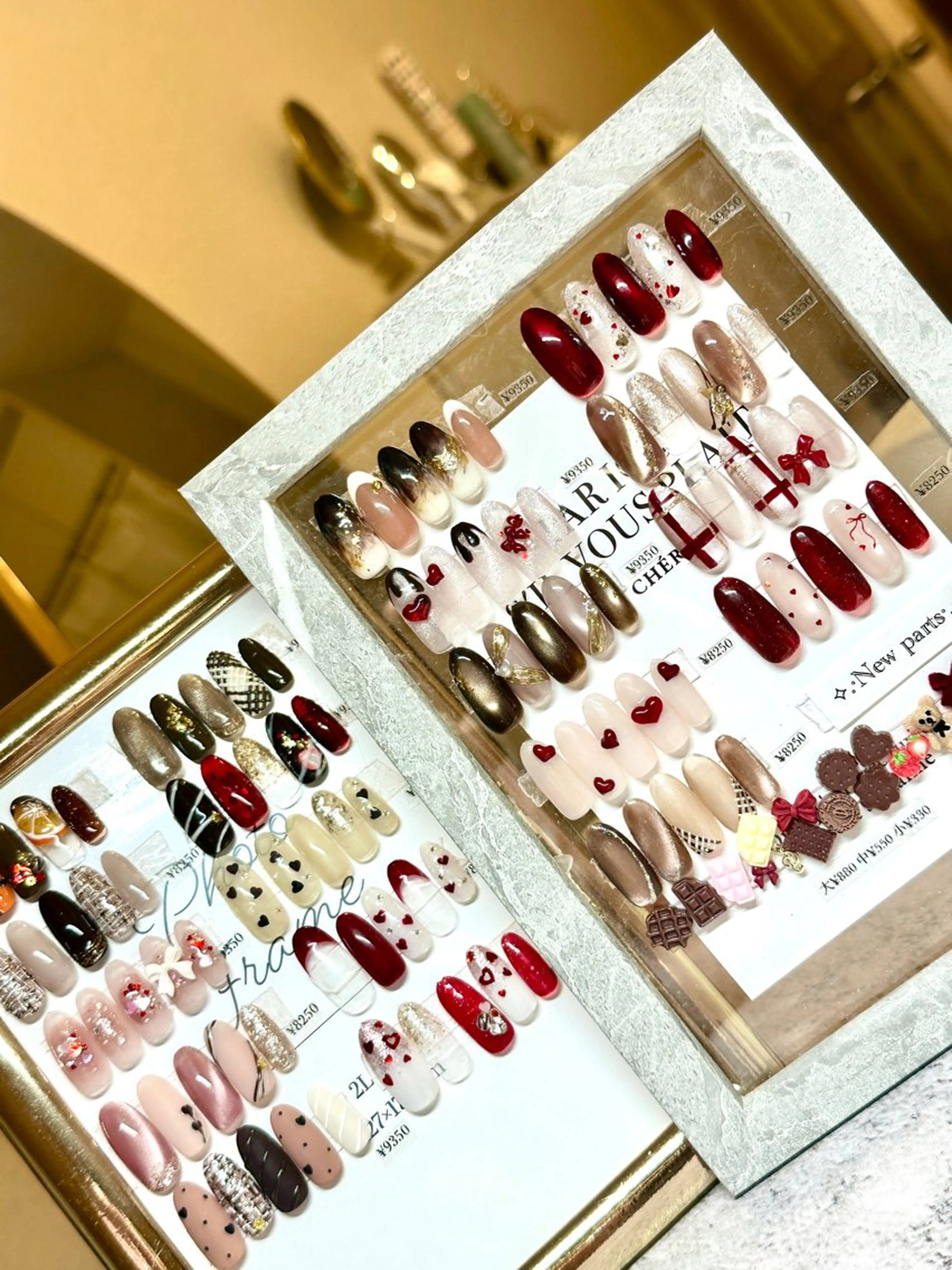 （オフ込)バレンタインネイル❤️¥8250​〜​¥9350→¥7950​〜​¥8800の写真