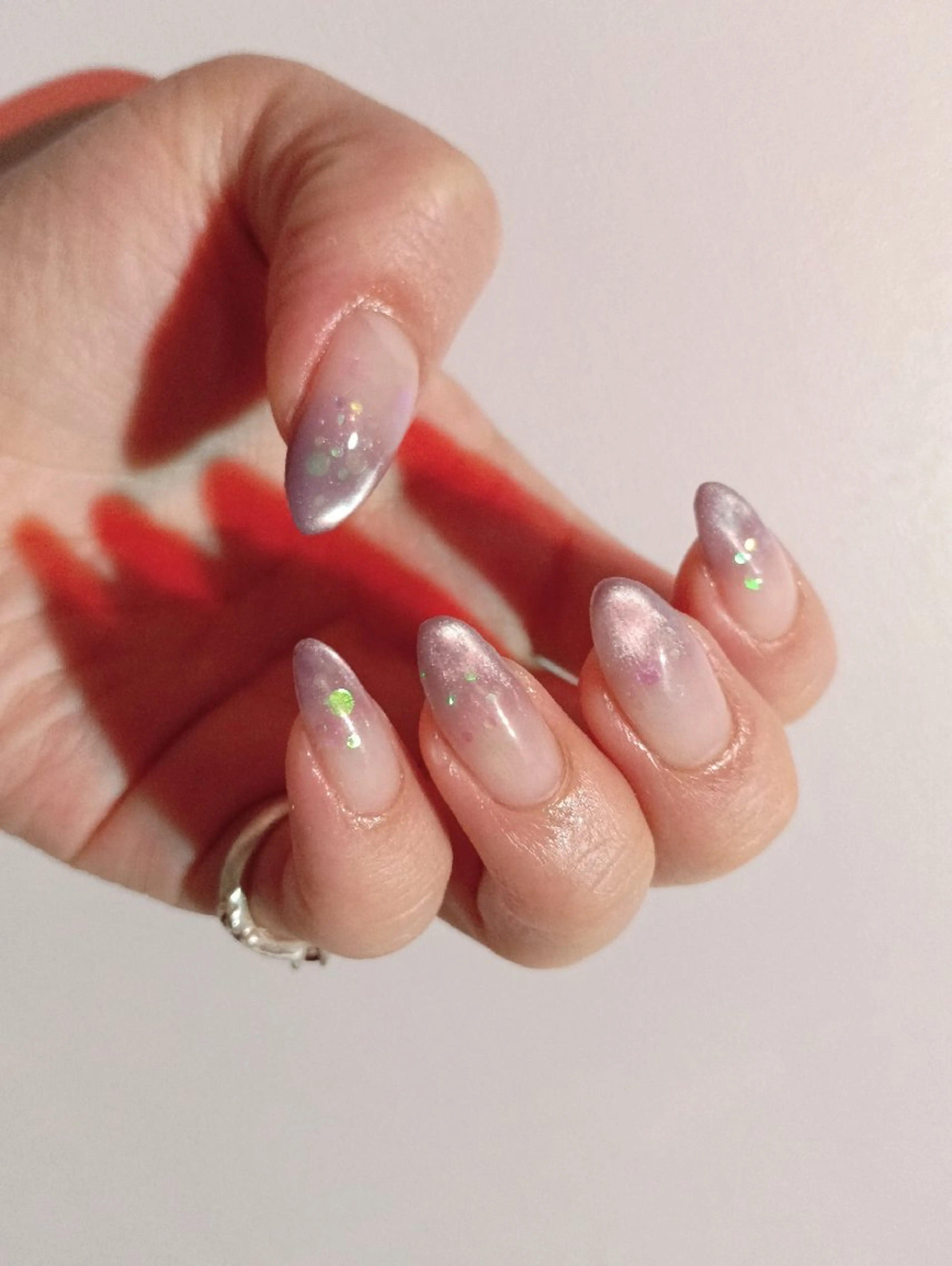 ネイル ハンドネイル すみれ💜量産 地雷 痛ﾈｲﾙ 韓国ﾈｲﾙのネイルデザイン