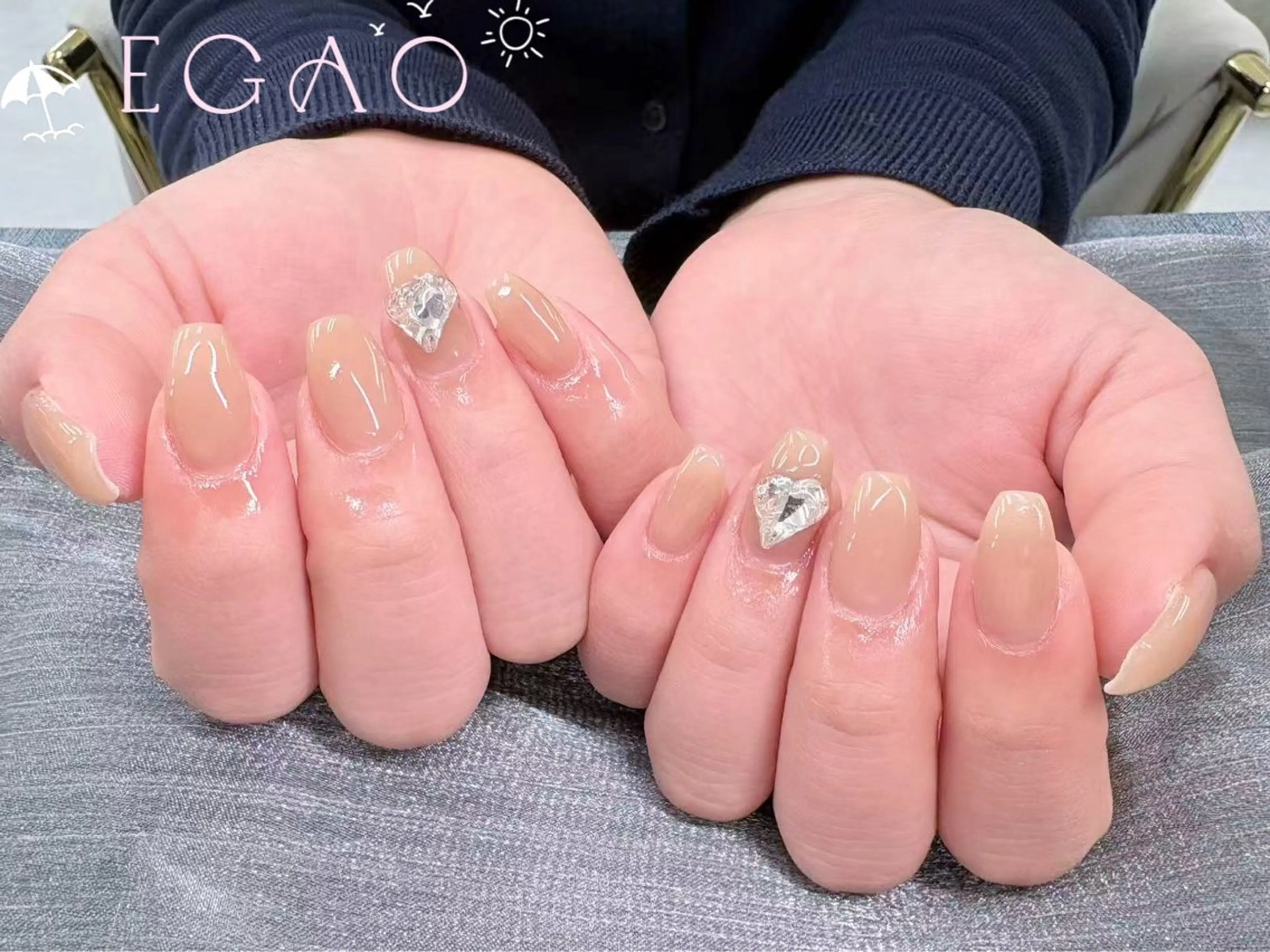 ネイル アートネイル フットネイル フレンチネイル ジェルネイル グラデーション ハンドネイル Egao Nail錦糸町店のネイルデザイン