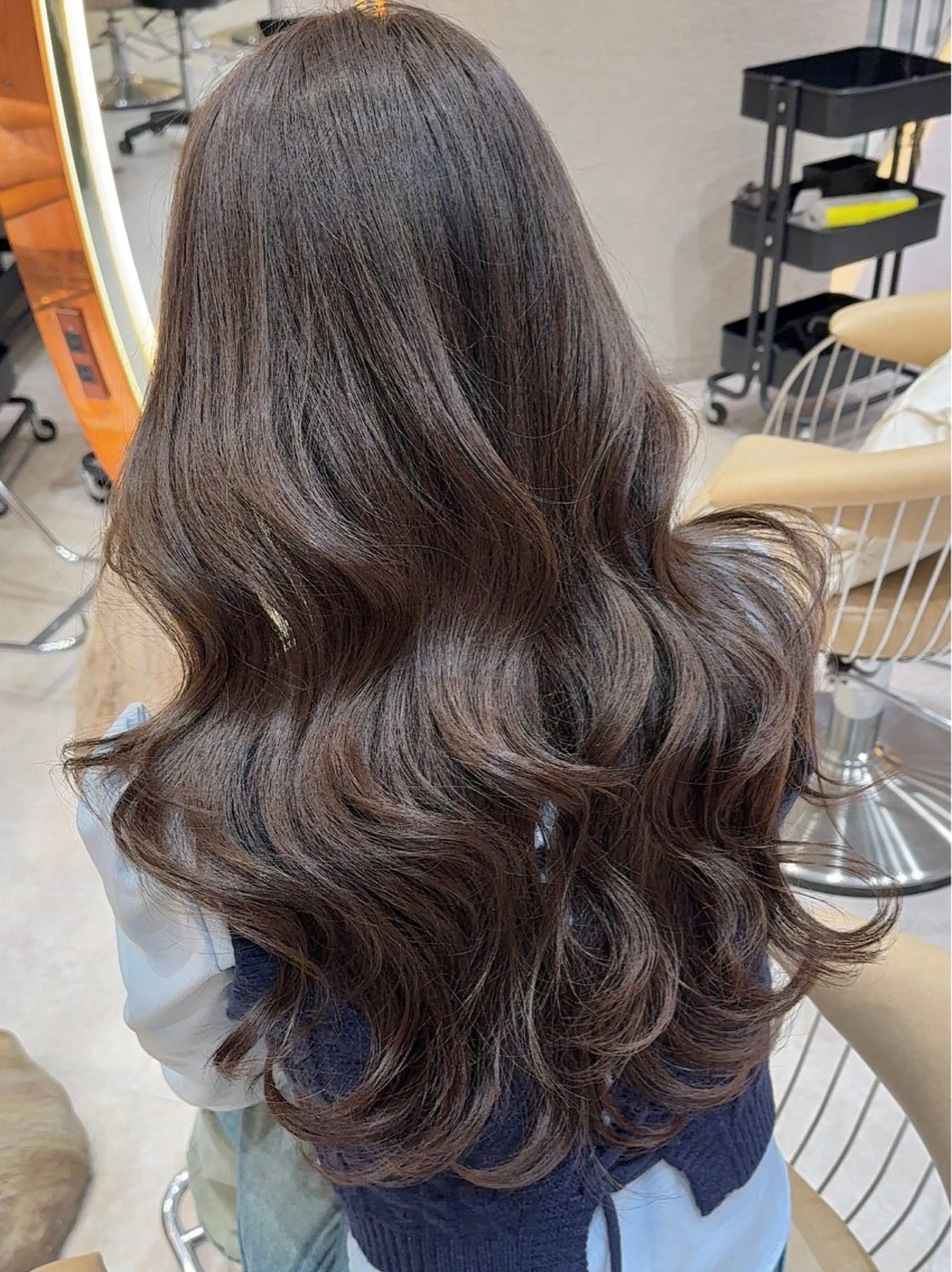 セミロング カラー カット ヘアカラー トリートメント レイヤー❣️縮毛矯 川村利幸のヘアスタイル