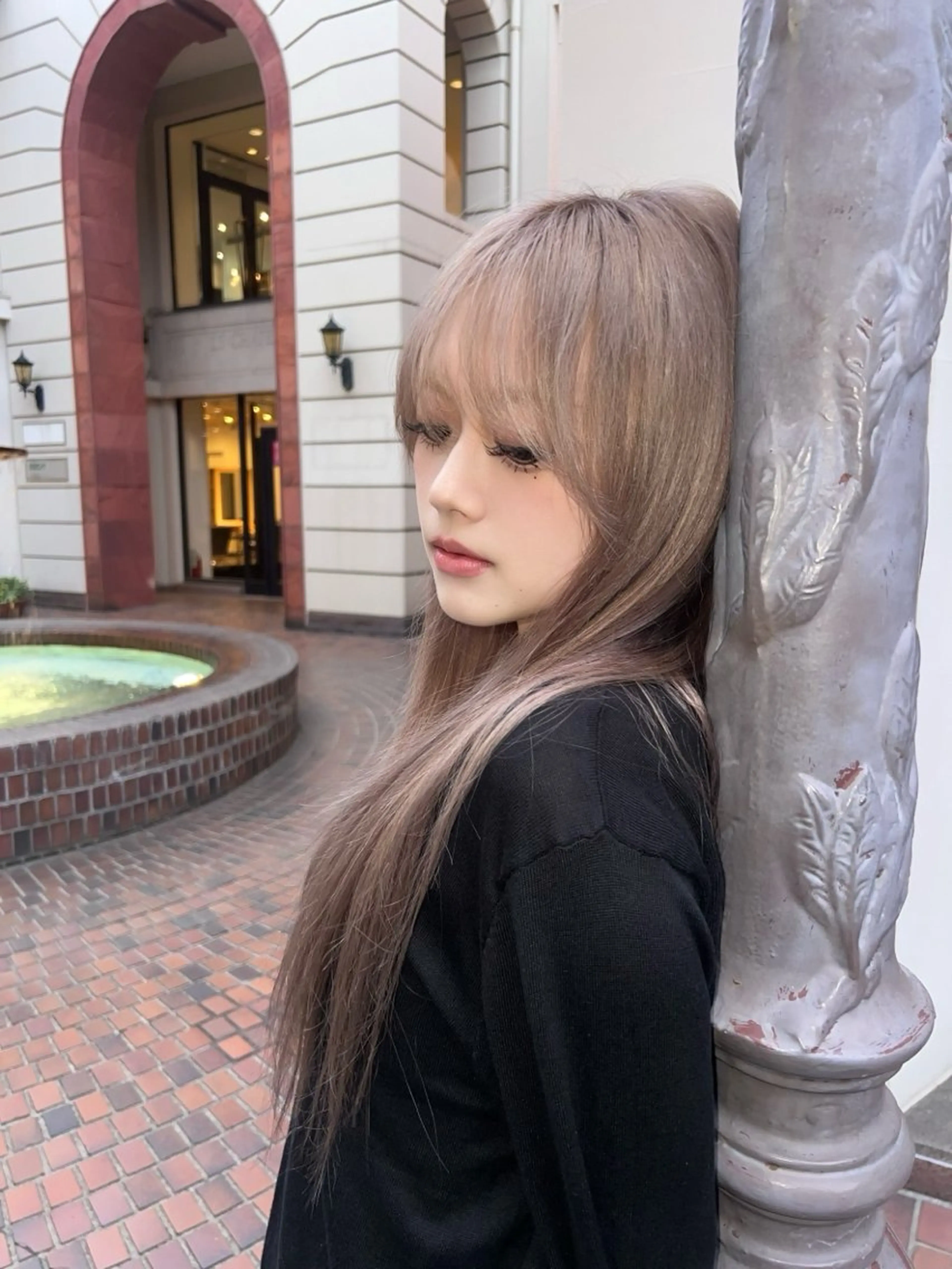 ロング ヘアカラー AIRA/ブリーチ ‪/透明感カラーのヘアスタイル