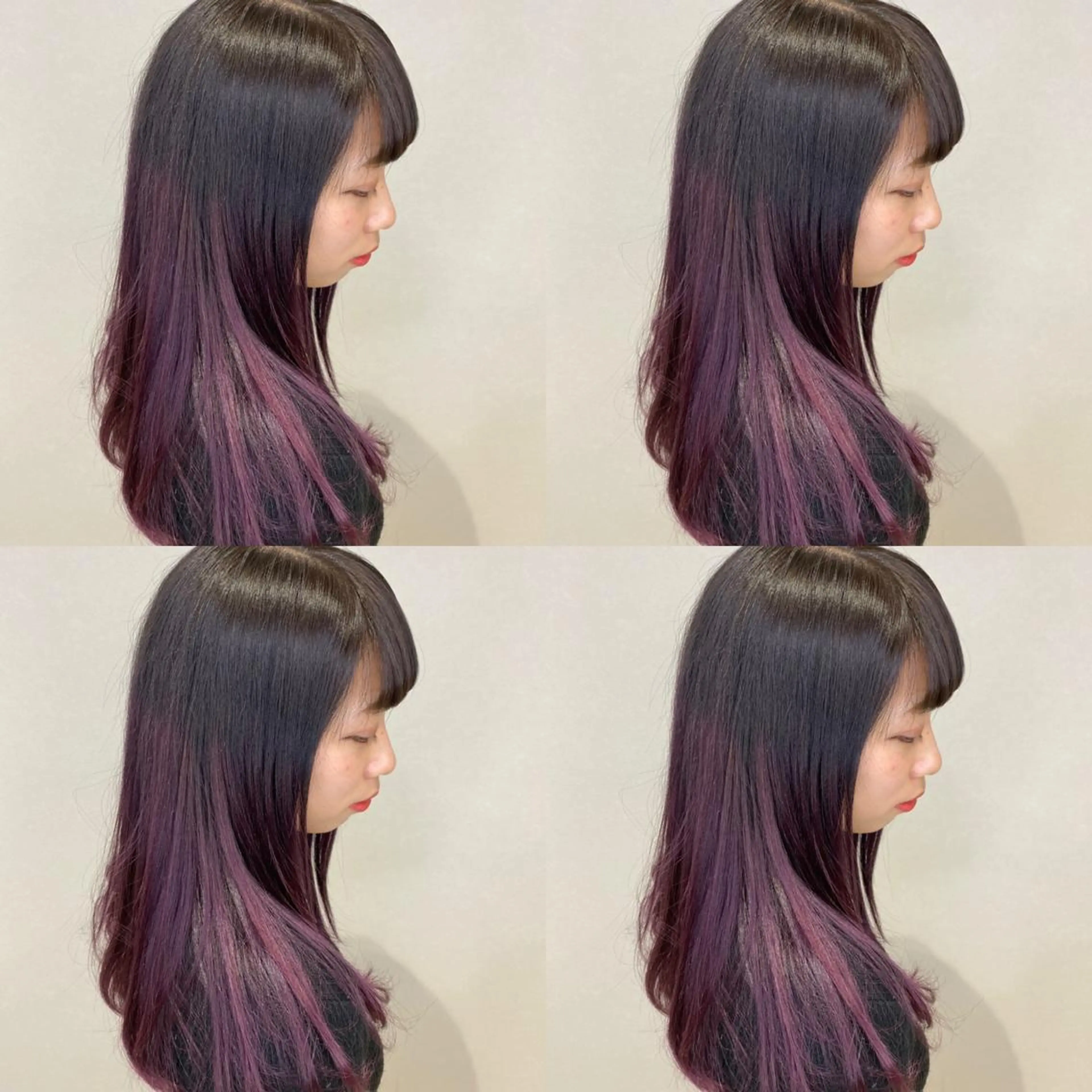 ロング カラー グラデーションカラー 飯田 祥哉のヘアスタイル