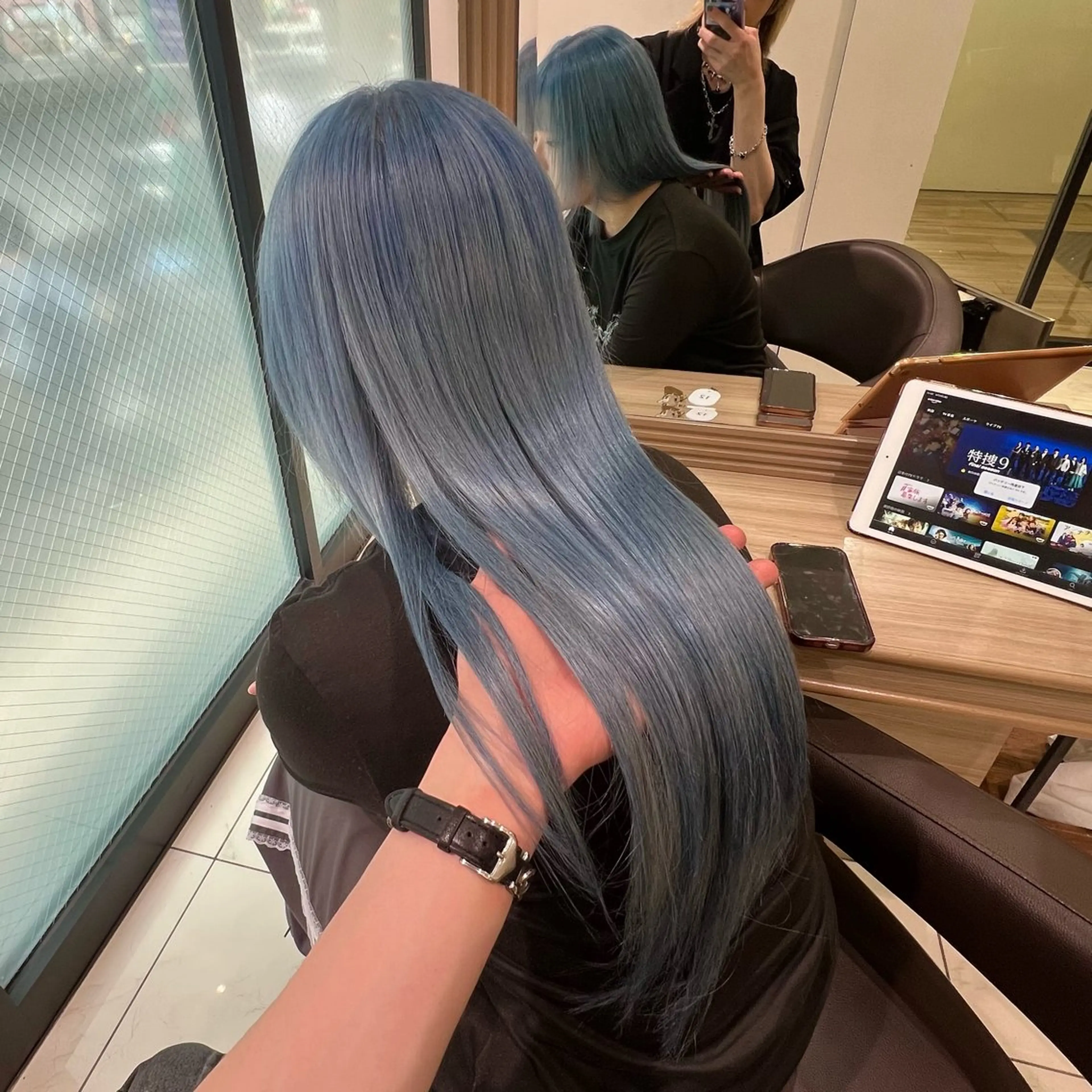 ロング カラー ヘアカラー トリートメント ブリーチ/デザイン 💎ryuyaのヘアスタイル