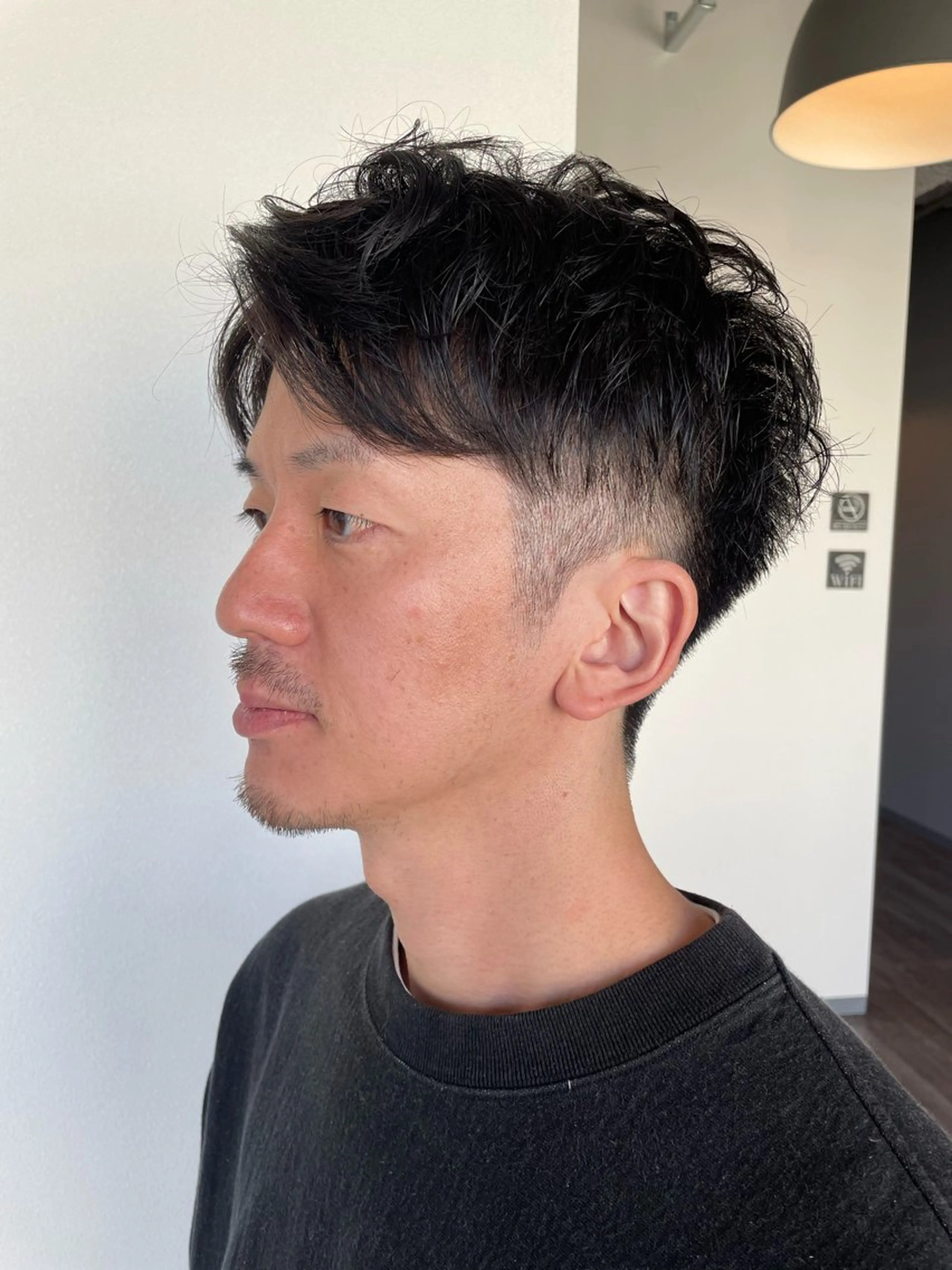 ショート メンズ 艶カラー🌙縮毛矯正 /ボブ【Reina】のヘアスタイル