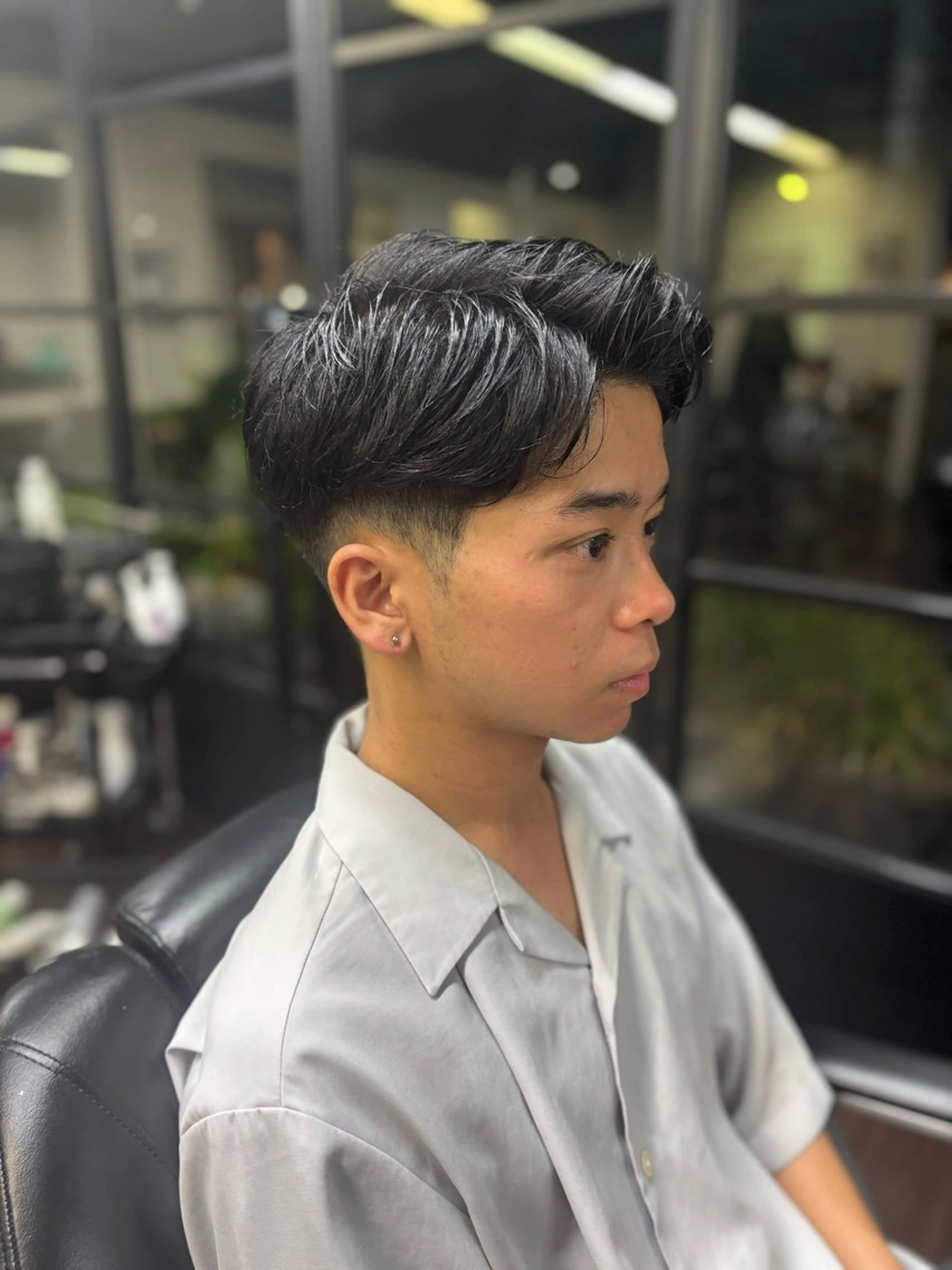ショート メンズ マッシュ ツーブロック 刈り上げ 則光 諒一のヘアスタイル