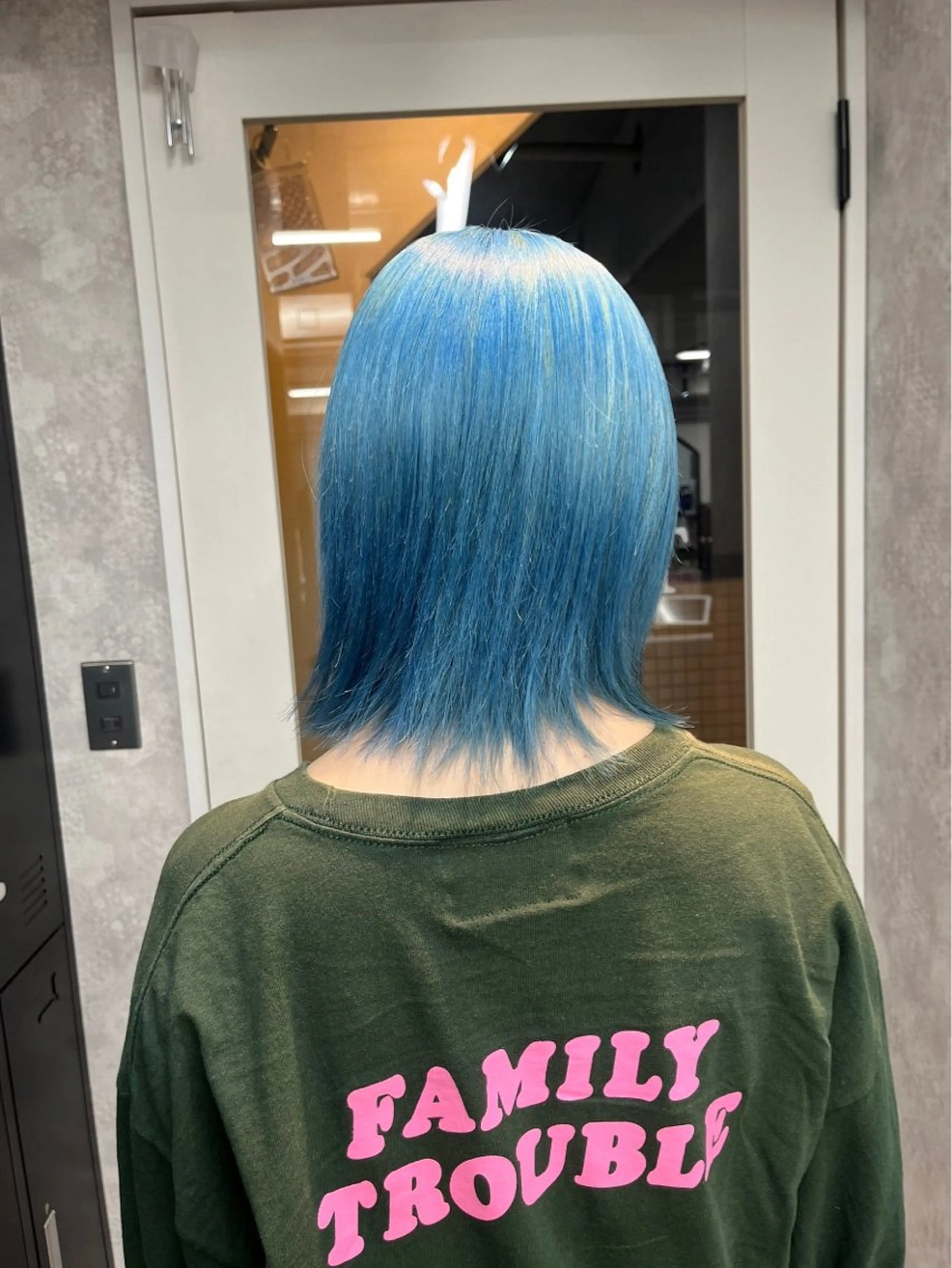 カラー ブリーチ ケアブリーチ ダブルカラー ハイトーンカラー メンズウルフ🐺♡ ブリーチ♡ヘアメ🎀のヘアスタイル