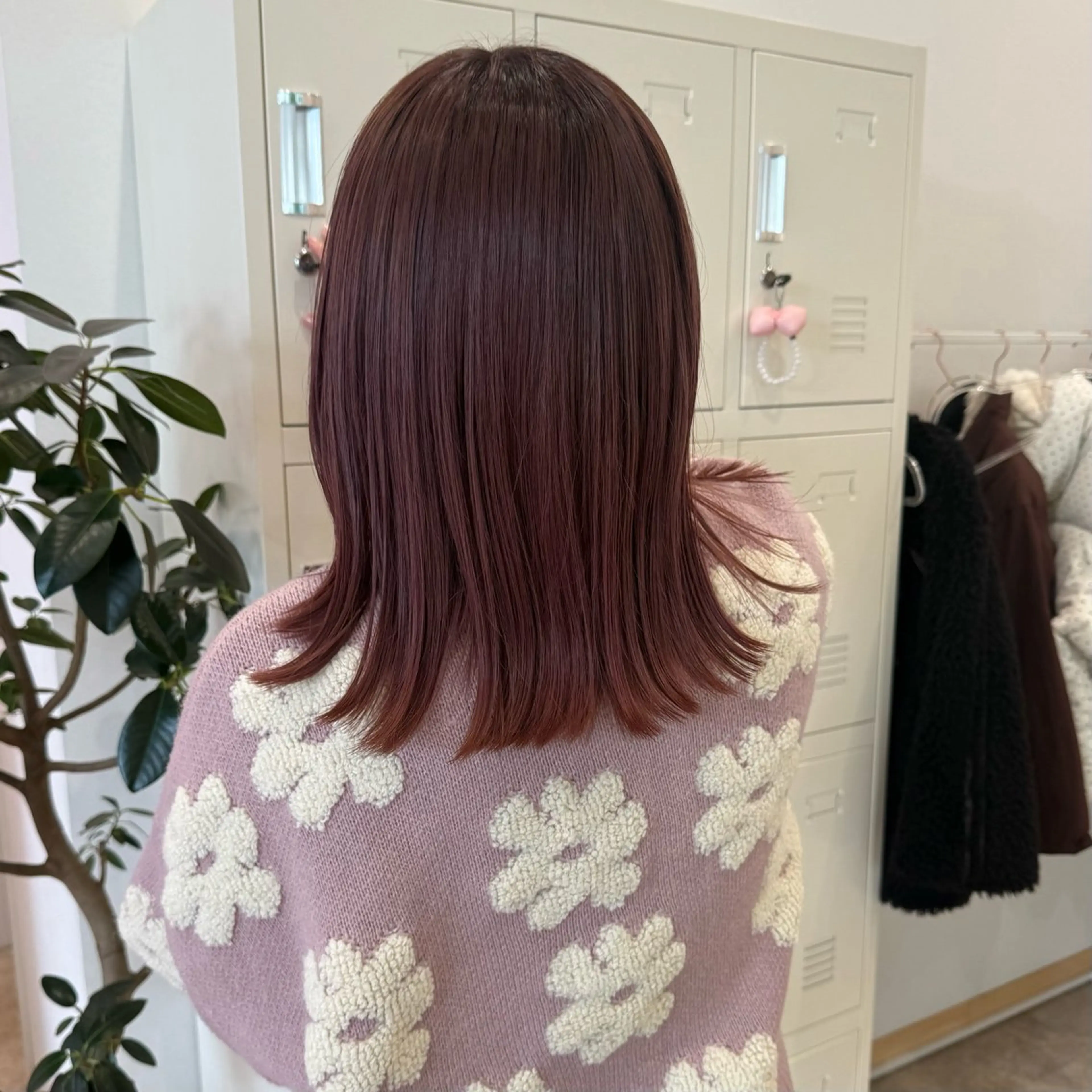 ミディアム カラー カット ヘアカラー トリートメント 柔らかいcolor ￤韓国￤🩰マユ🩰のヘアスタイル