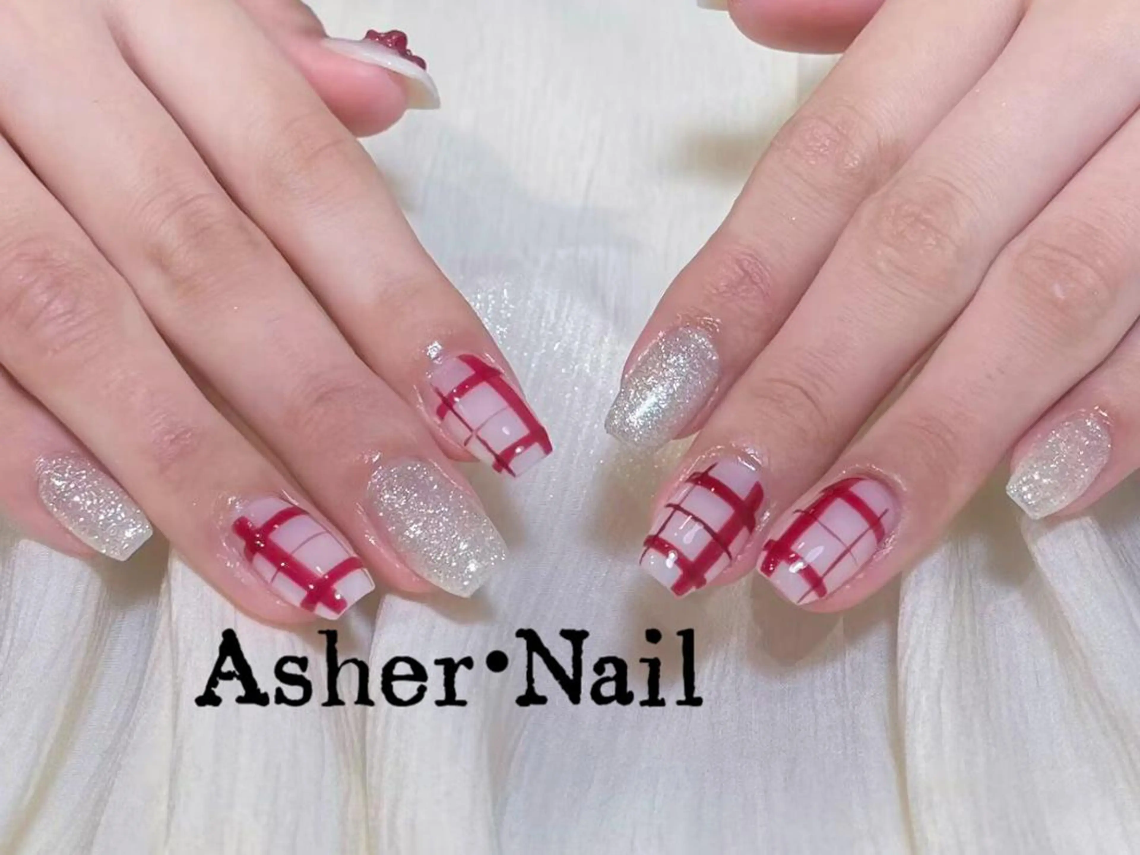 ネイル ハンドネイル ハンドケア Asher-Hana 🎗のネイルデザイン