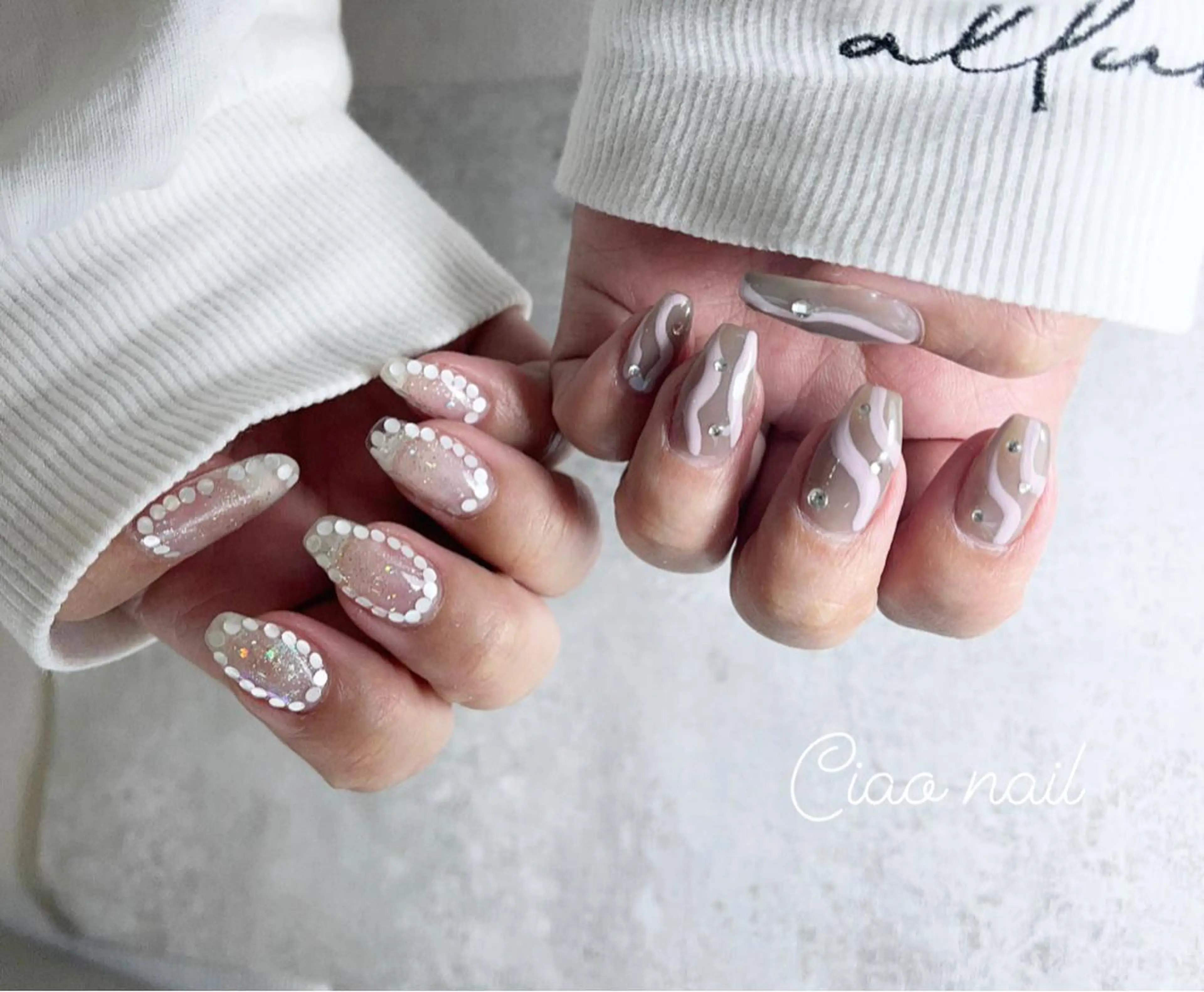 ネイル キラキラネイル #Amin nail salonのネイルデザイン