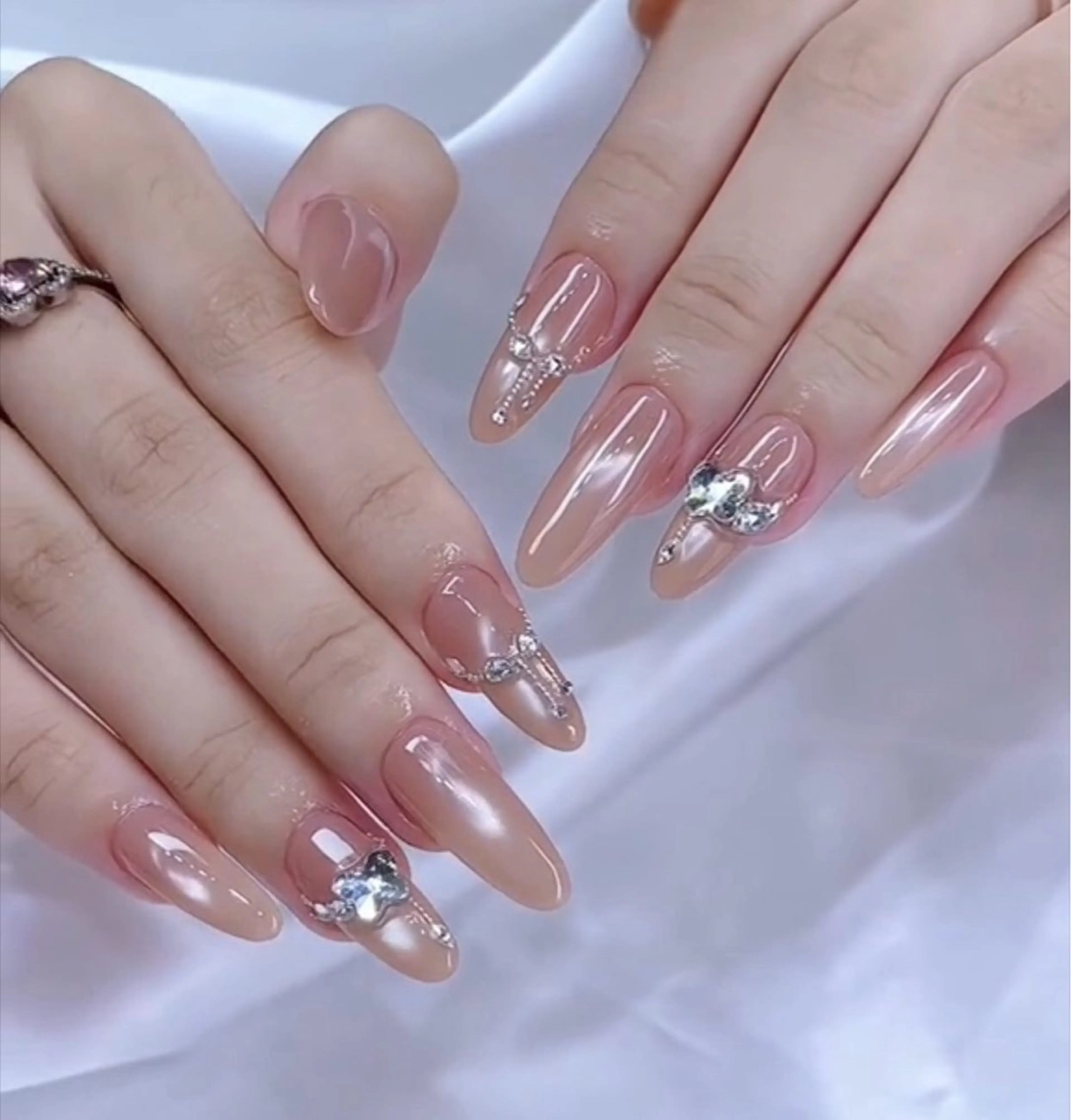 ネイル アートネイル ジェルネイル グラデーション マグネットネイル ニュアンスネイル ハンドネイル Ryu Nail Studio所属・Ryu nail studioのネイルデザイン