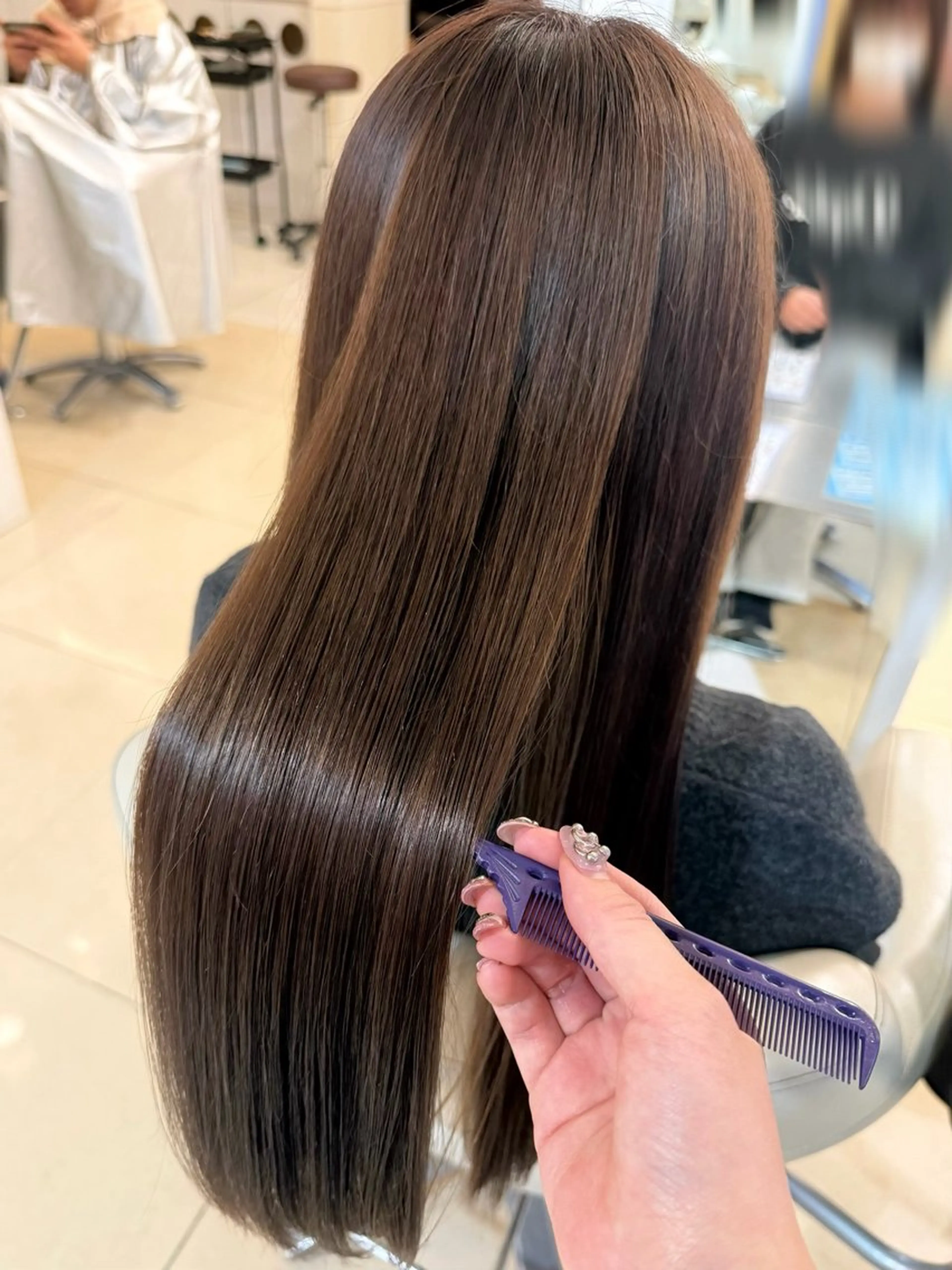 ロング 💗透明感カラー💗 にしぞえ ななみのヘアスタイル