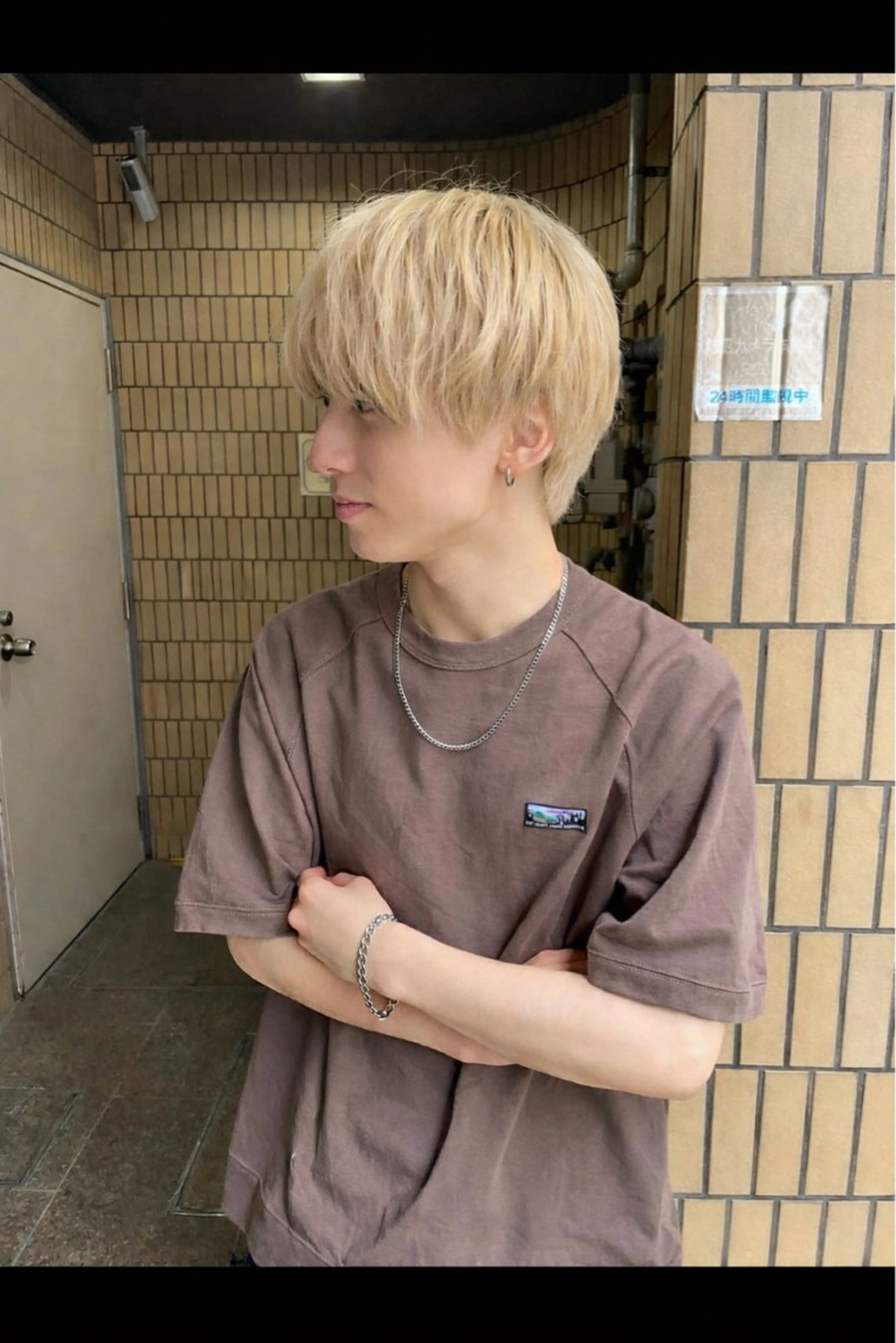 ショート ブリーチ/ハイトーン 心斎橋/honokaのヘアスタイル