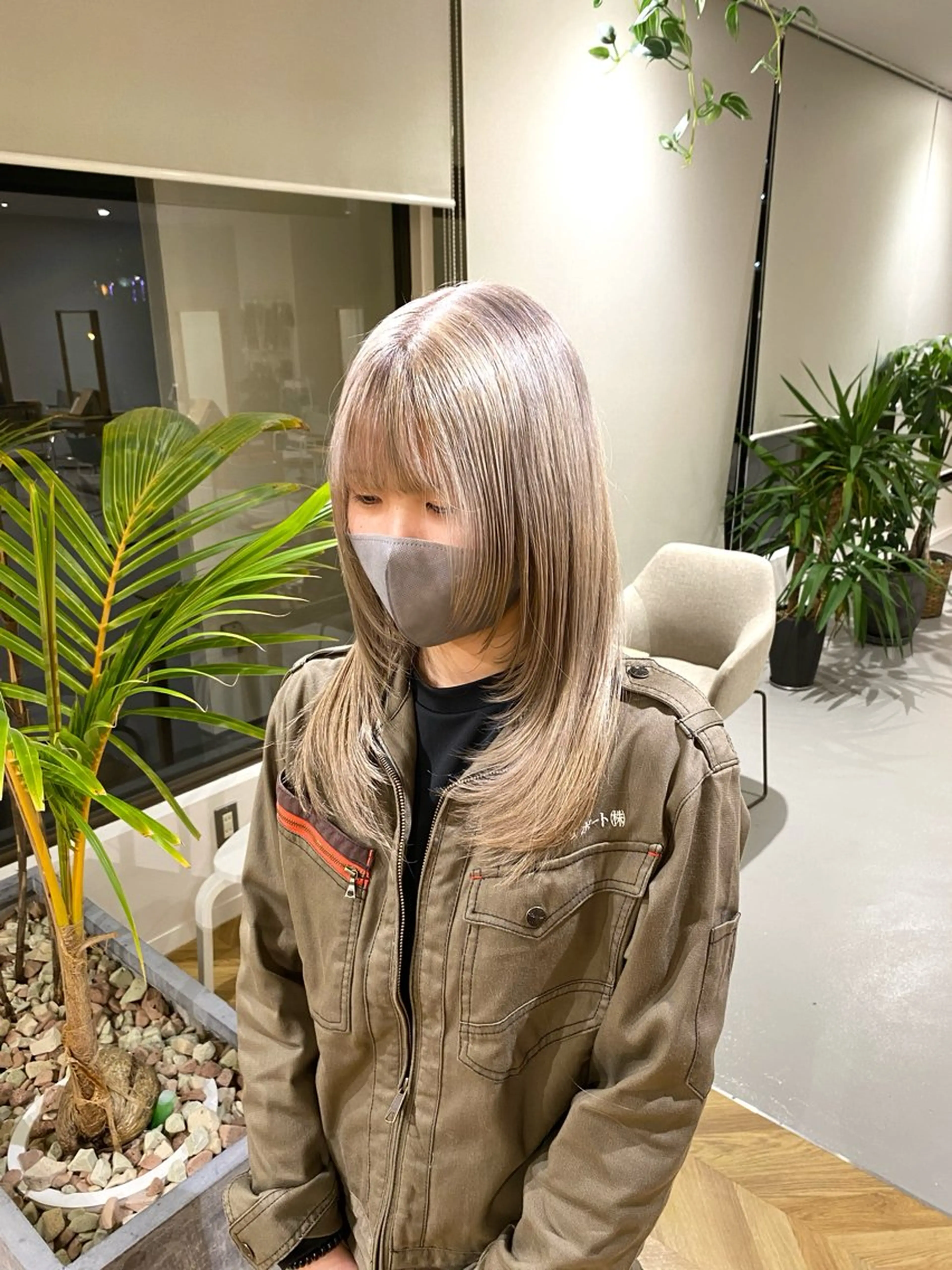 セミロング カラー yate'/ Wカラー/小出捷也のヘアスタイル