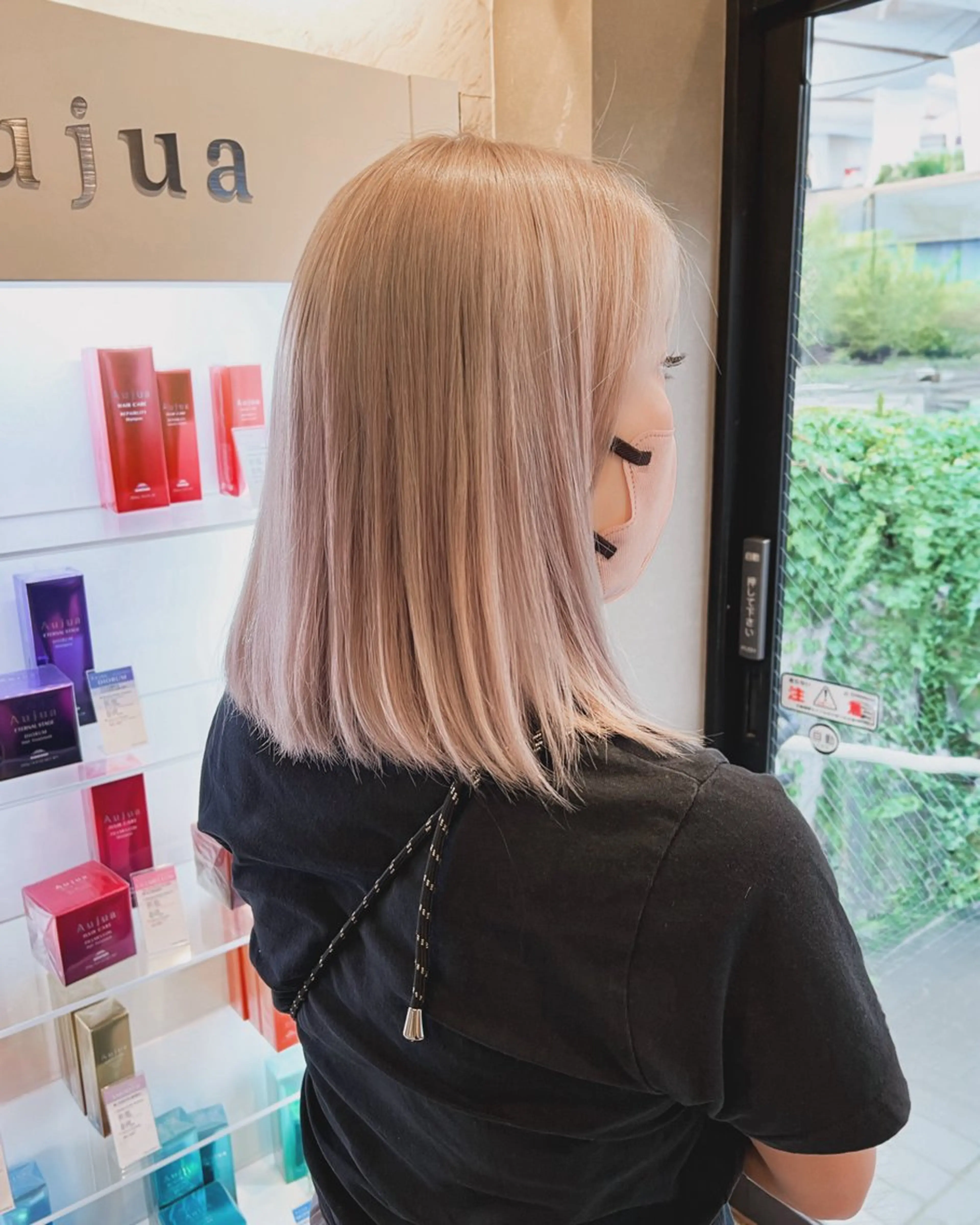 ミディアム ヘアカラー トリートメント 原田 英希のヘアスタイル