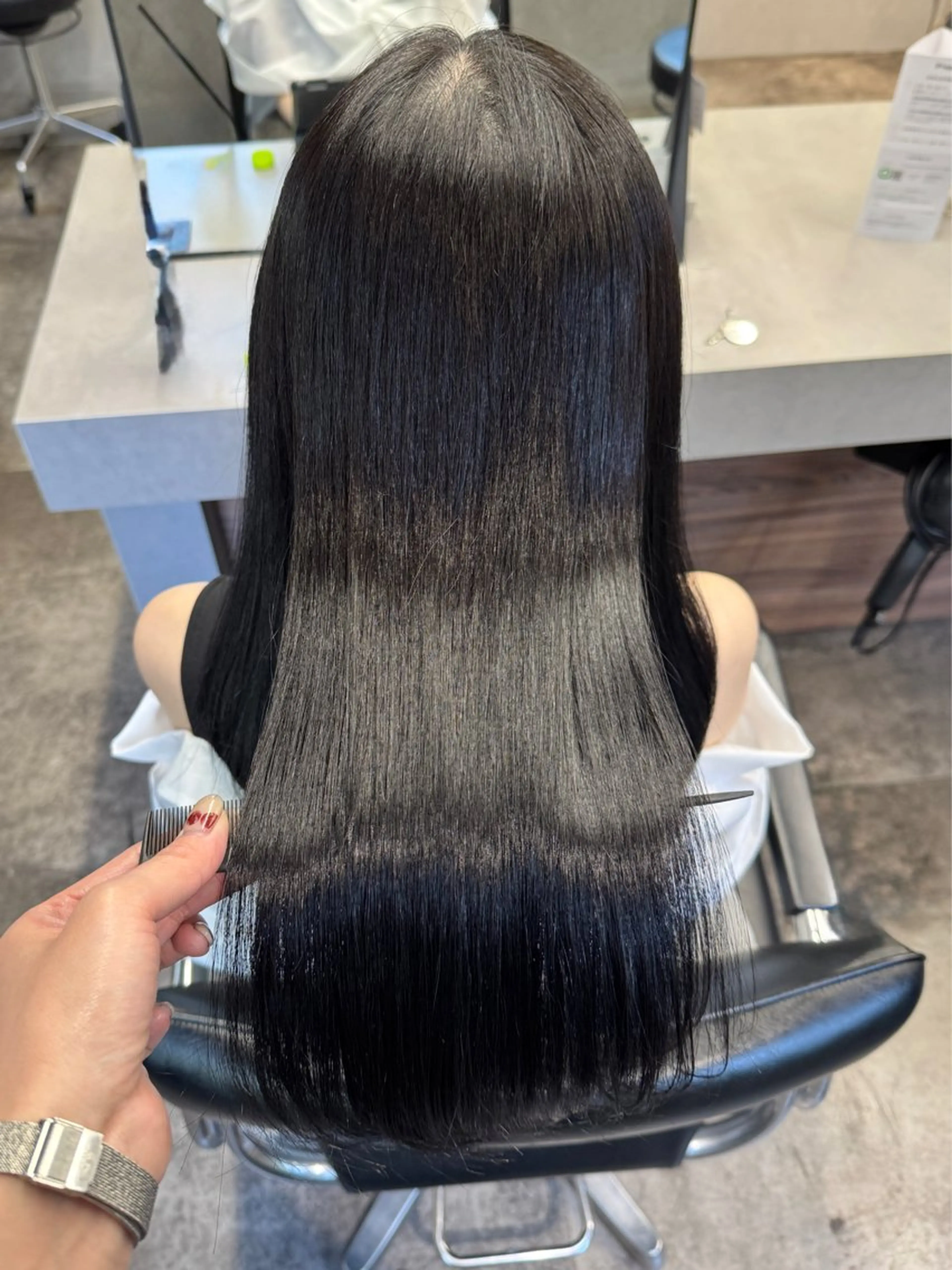 ロング カット ヘアカラー 縮毛矯正 髪質改善/艶髪 MINAMIのヘアスタイル