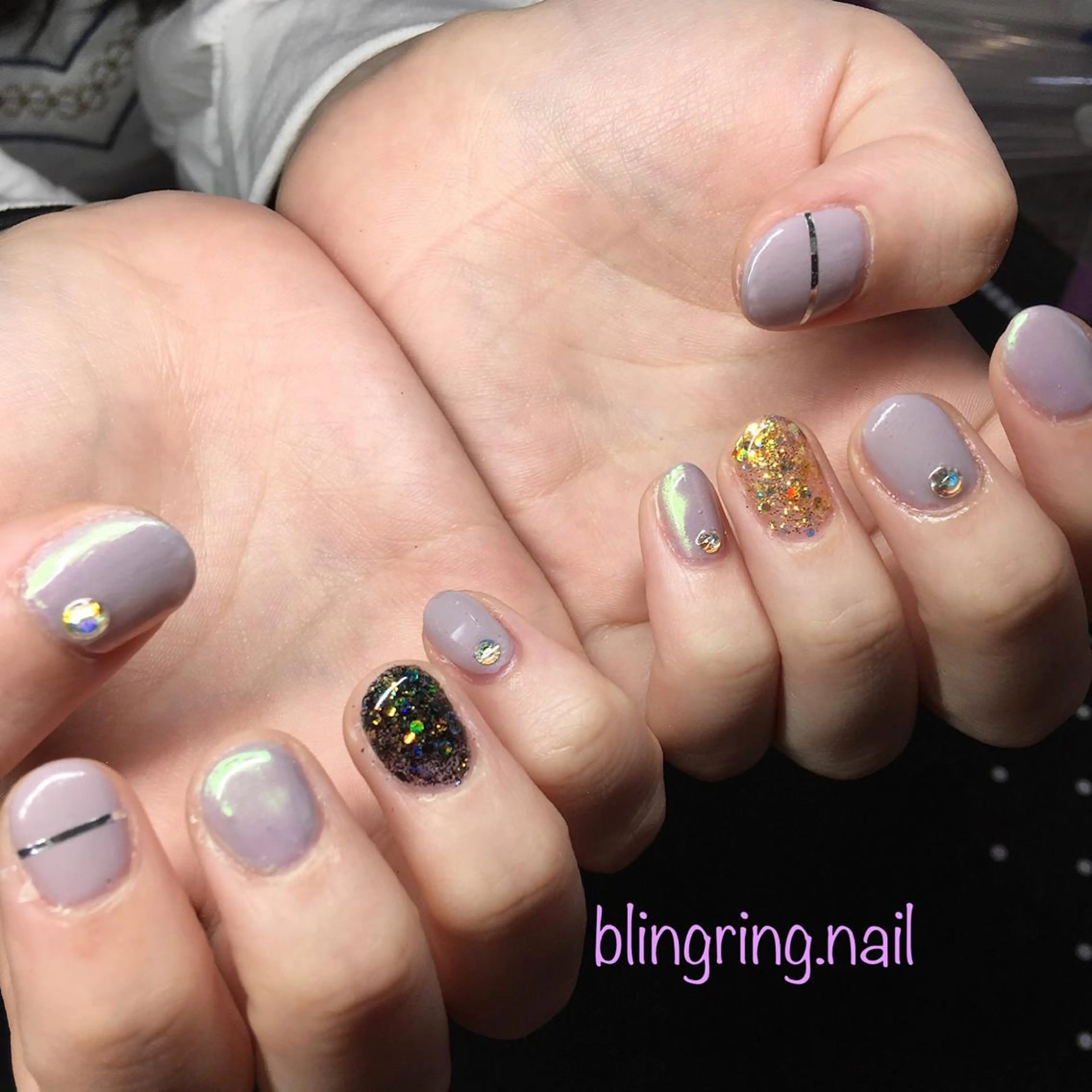 ネイル 韓国ネイル 持ち込み ハンドネイル 🌈KANÅKO 🌈のネイルデザイン