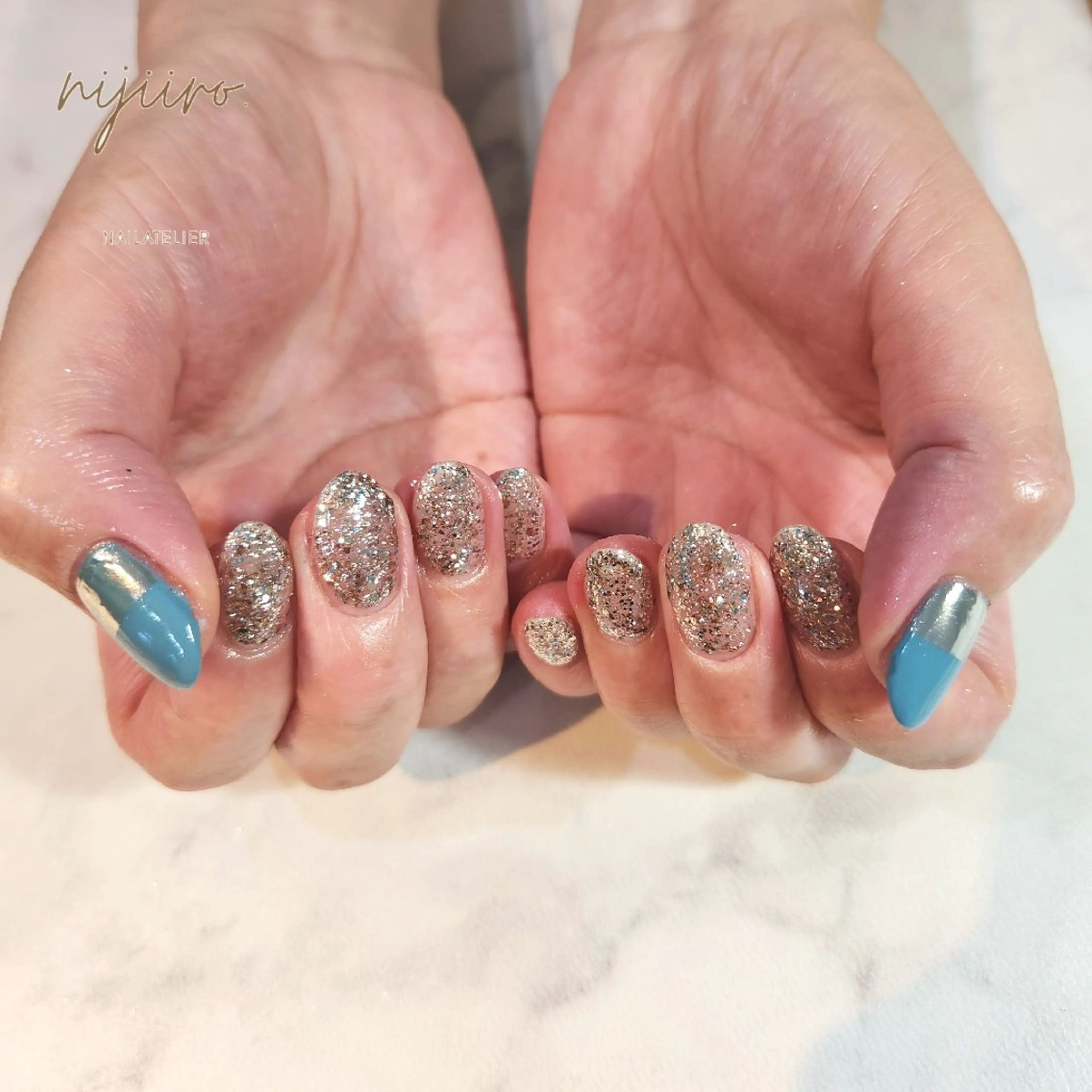 ネイル ハンドネイル nijiiro🌈 サトウのネイルデザイン