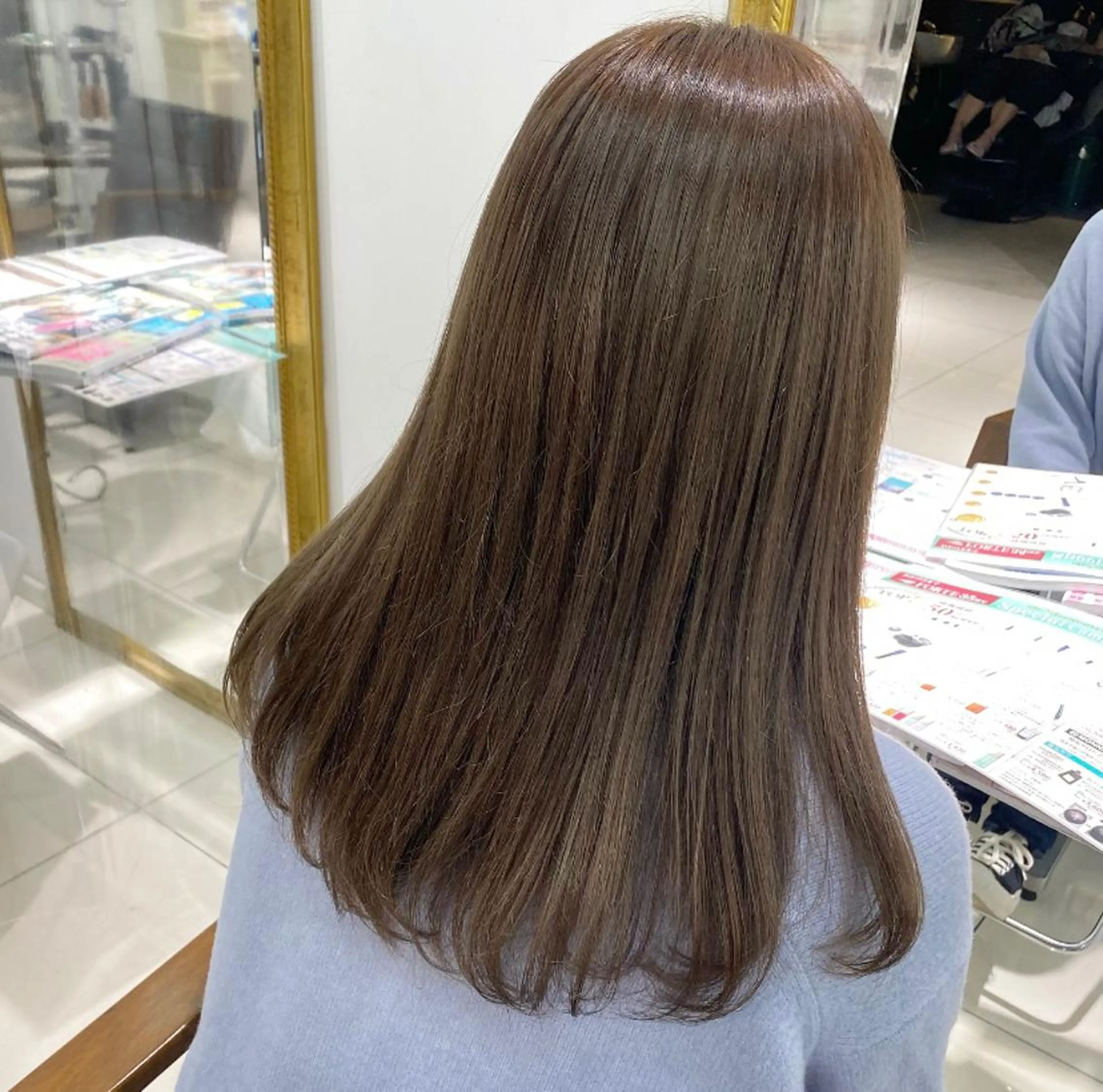 ロング カラー ヘアアレンジ 透明感カラー 古山 結季🌙🖤のヘアスタイル