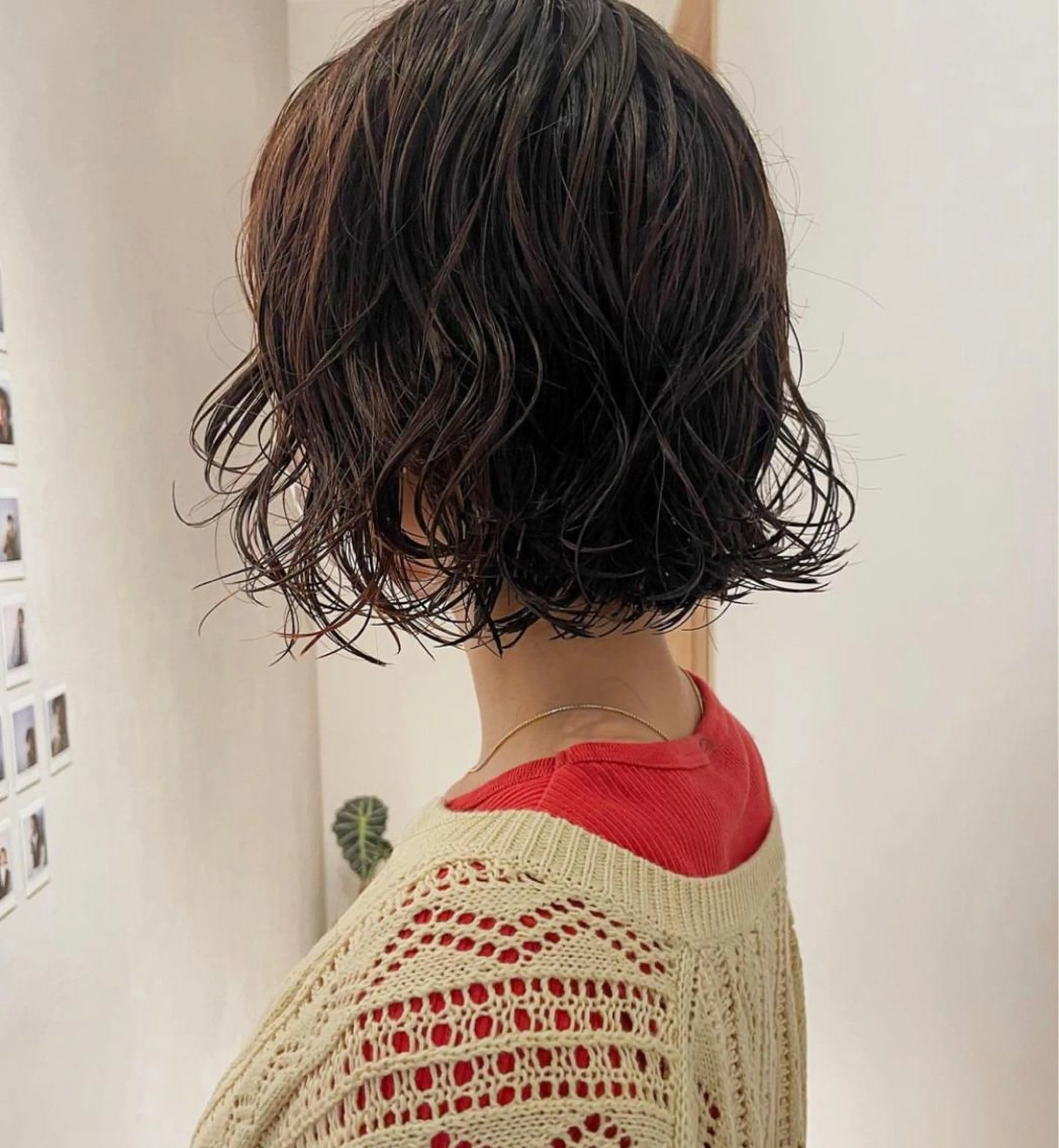 パーマ 表参道ミディアム レイヤー山岸季生のヘアスタイル
