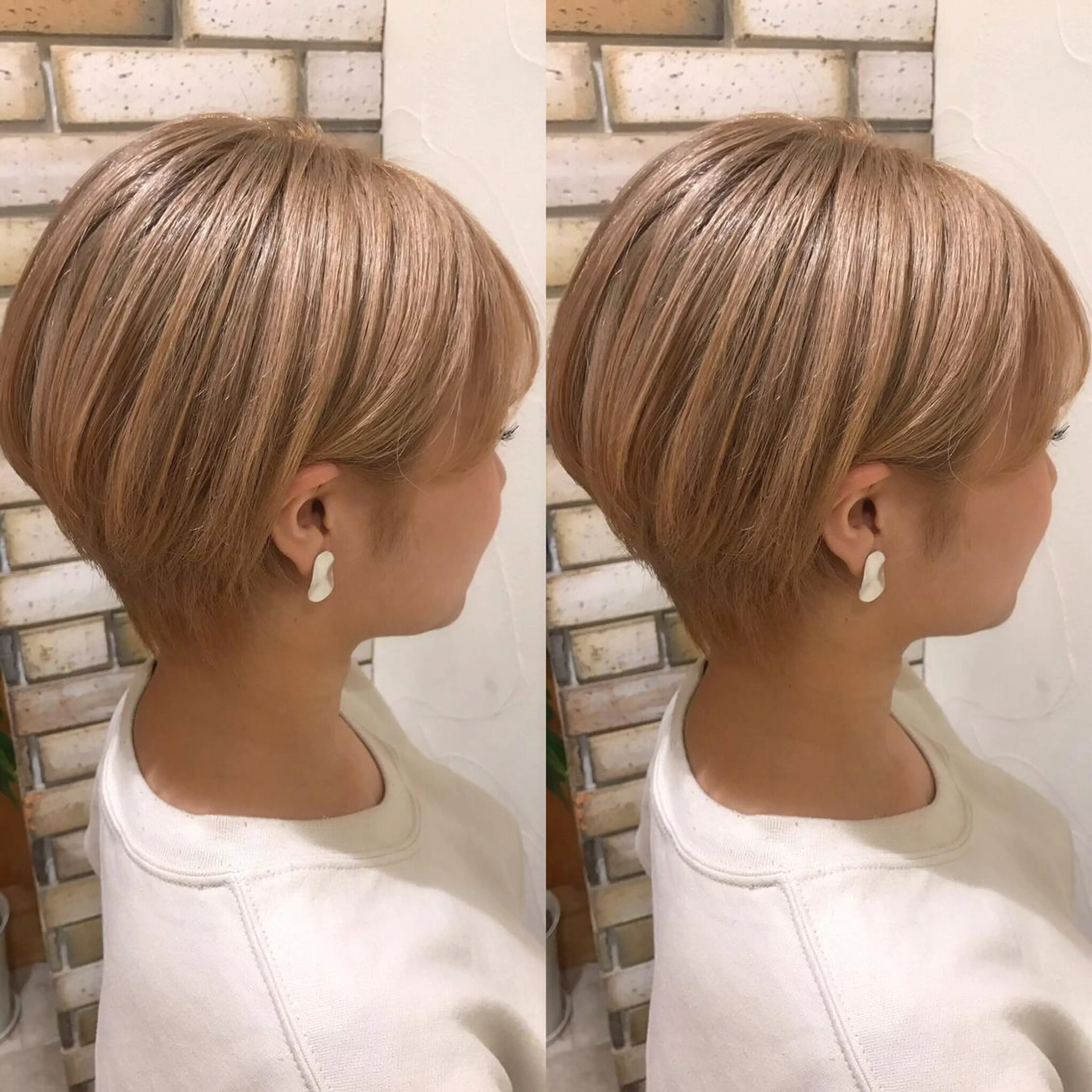 ショート 透明感カラー・ 髪質改善🩵イケダのヘアスタイル