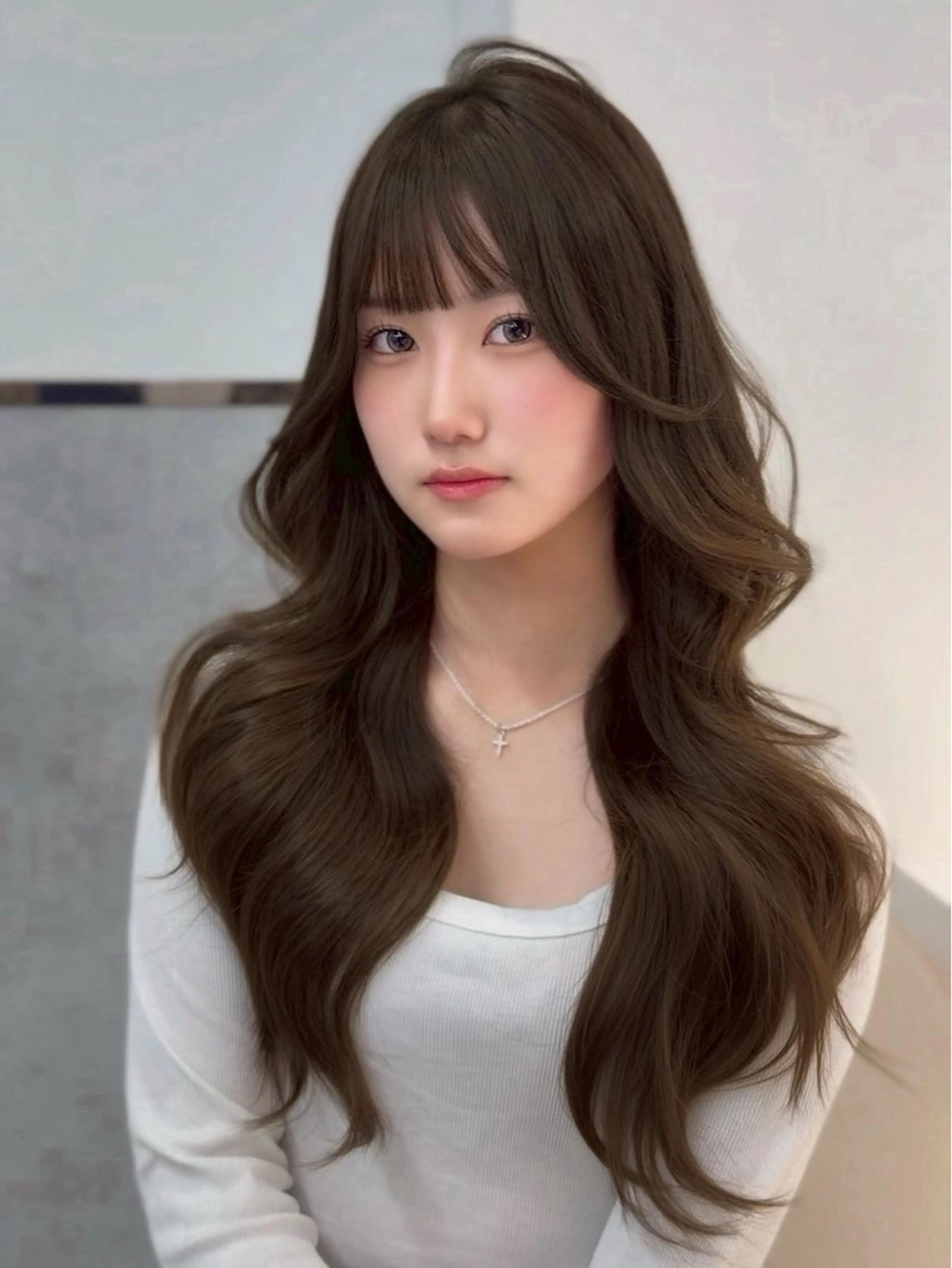 ロング 髪質改善 レイヤーカット カット ヘアカラー 🎀透明感カラー shizuka🎀のヘアスタイル