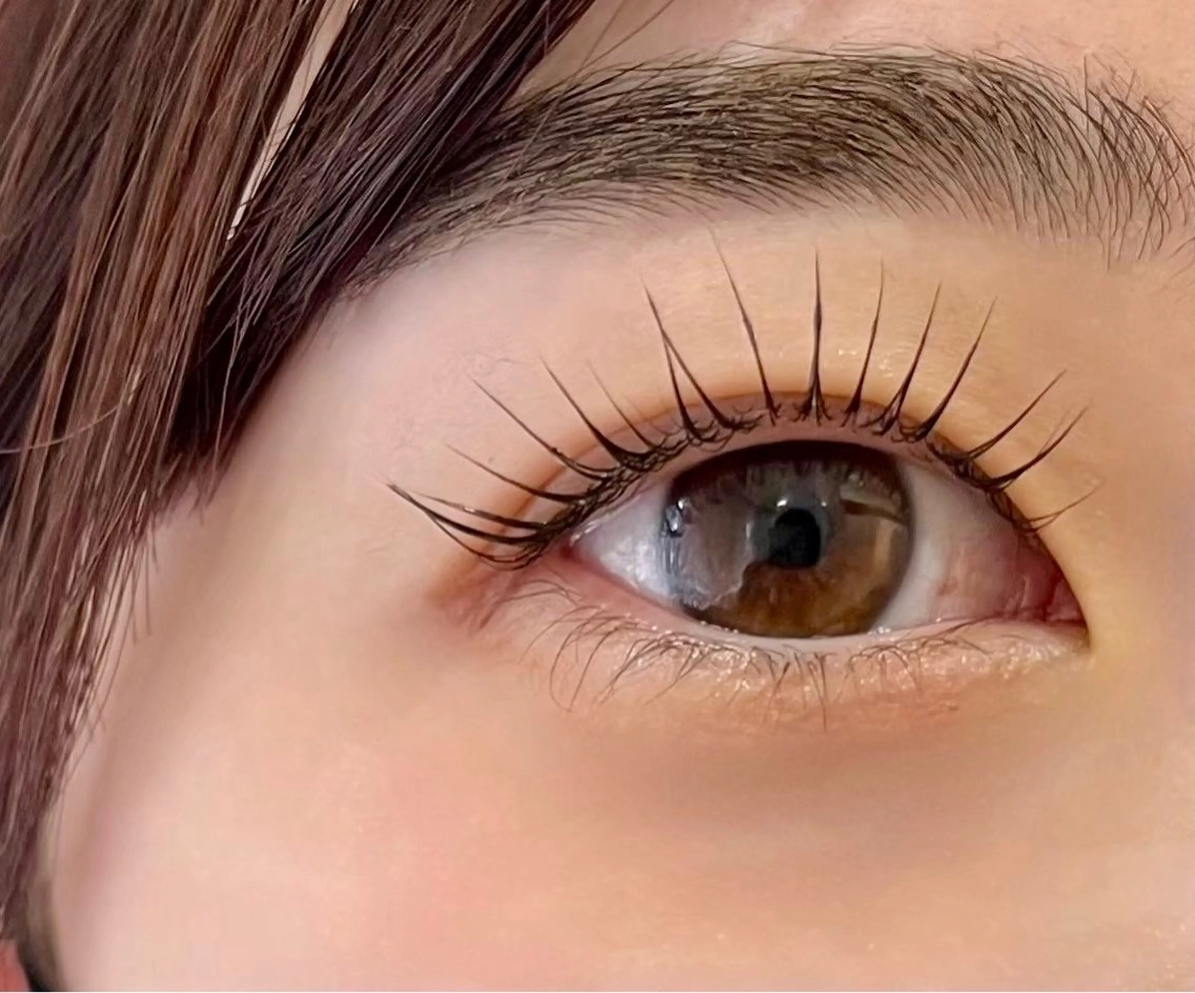 マツエク・マツパ マツパ 暖色カラー❤️横浜 エクステらん🦖のヘアスタイル