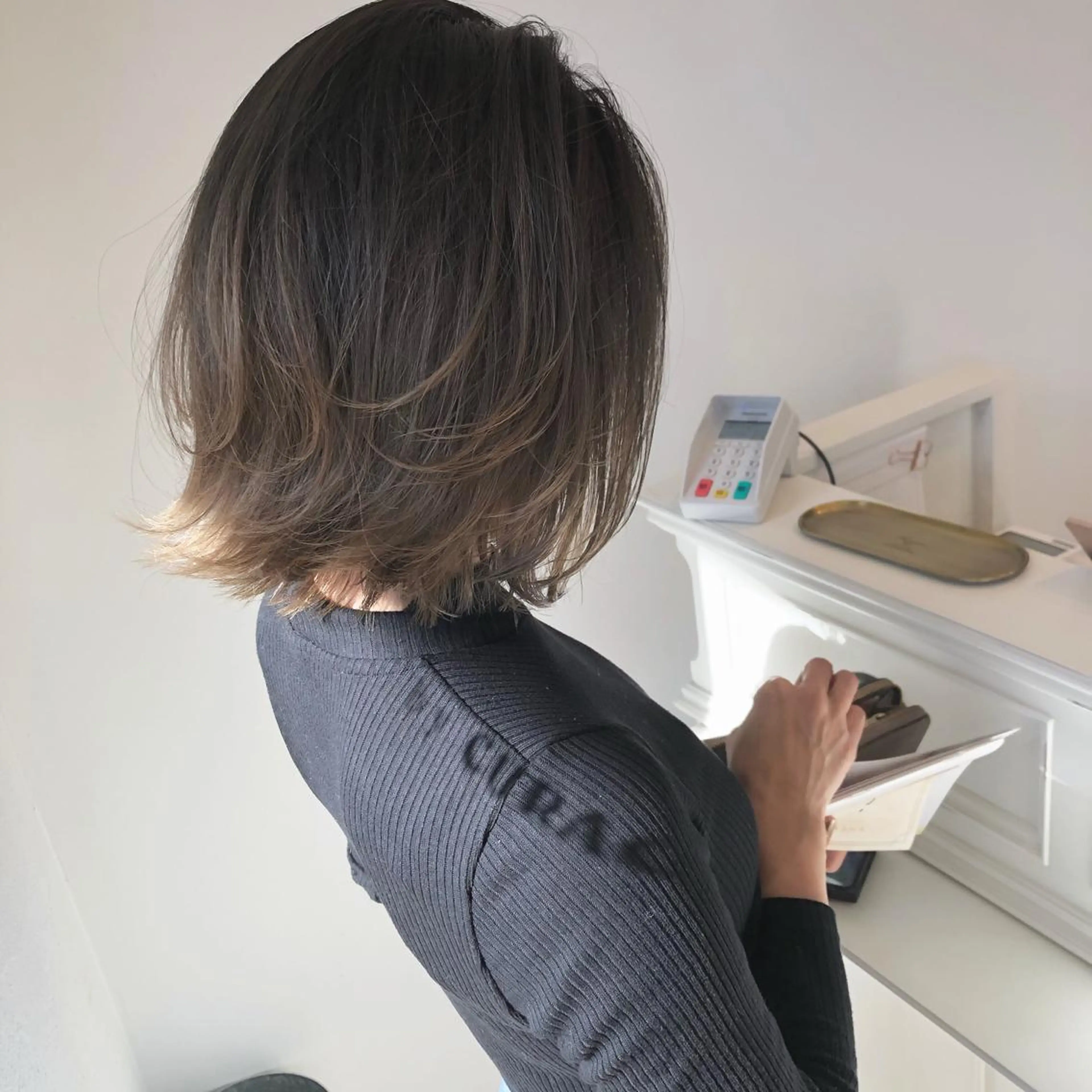 ショート ハイライト カット ヘアカラー トリートメント ＨＩ ROのヘアスタイル