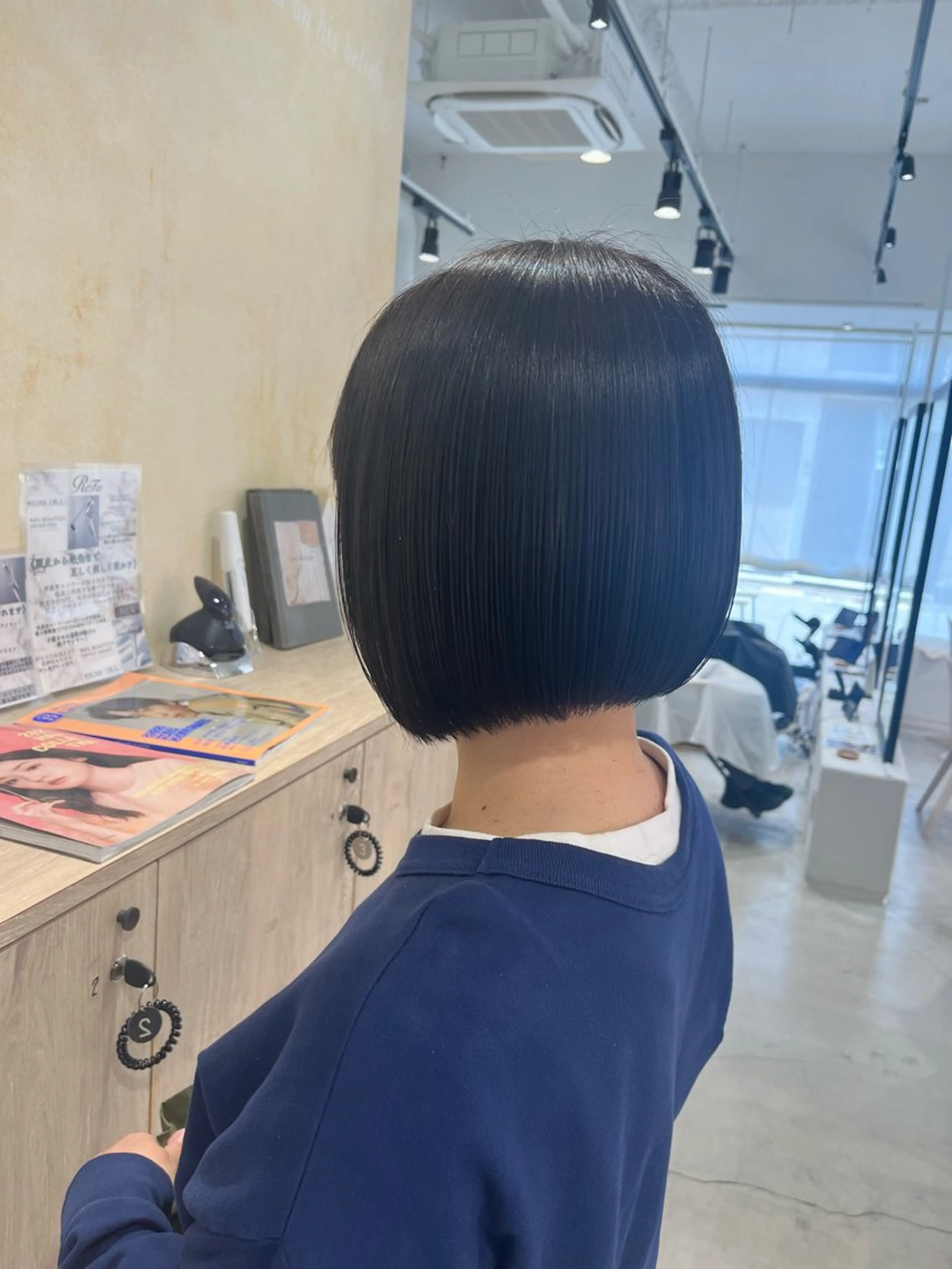 ショート カラー カット ヘアカラー トリートメント ボブ/美髪矯正 /佐藤　奈巳のヘアスタイル