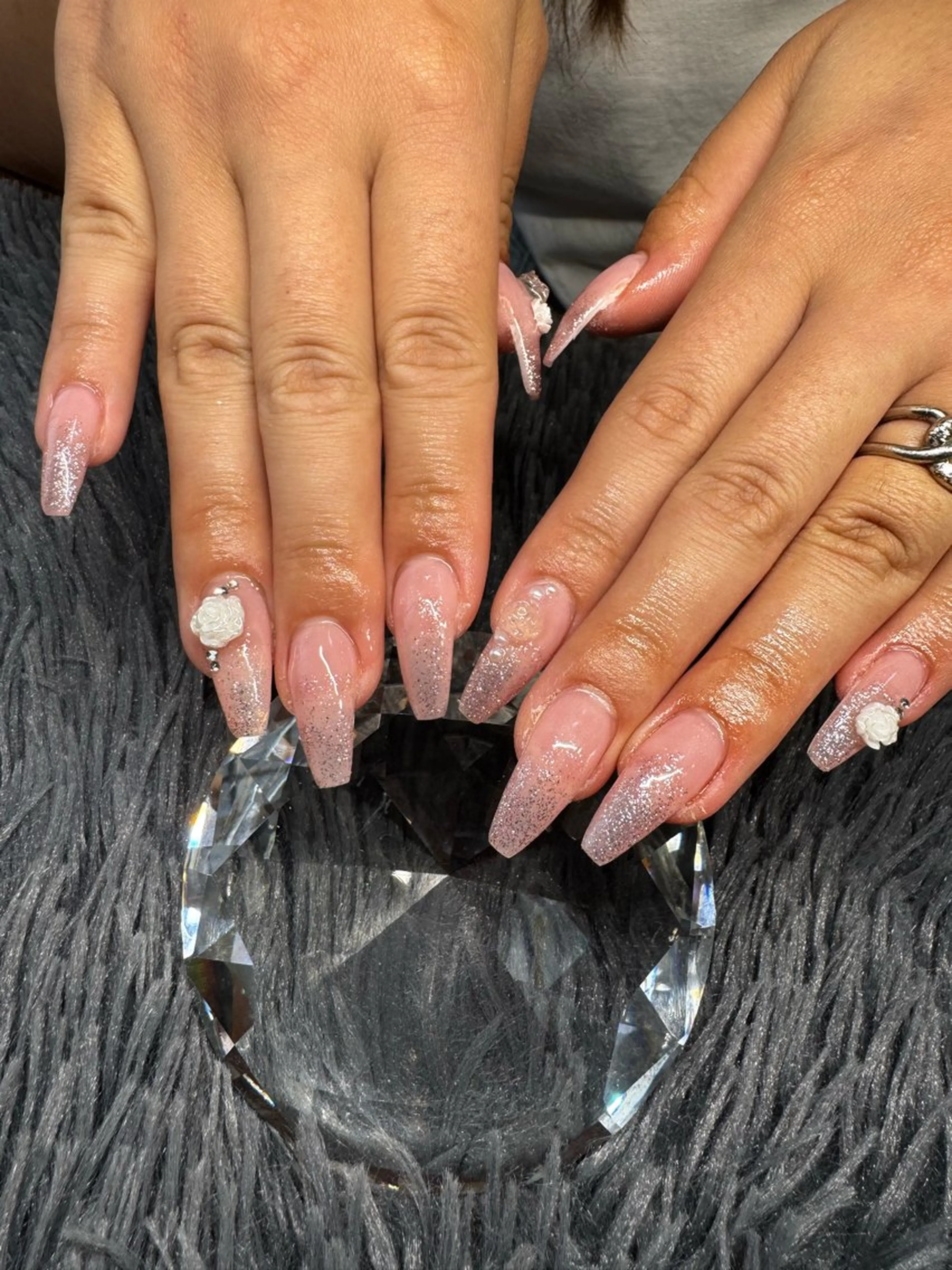 ネイル 長さ出し ロングネイル ネイルチップ ハンドネイル nailnana所属・nail nanaのネイルデザイン