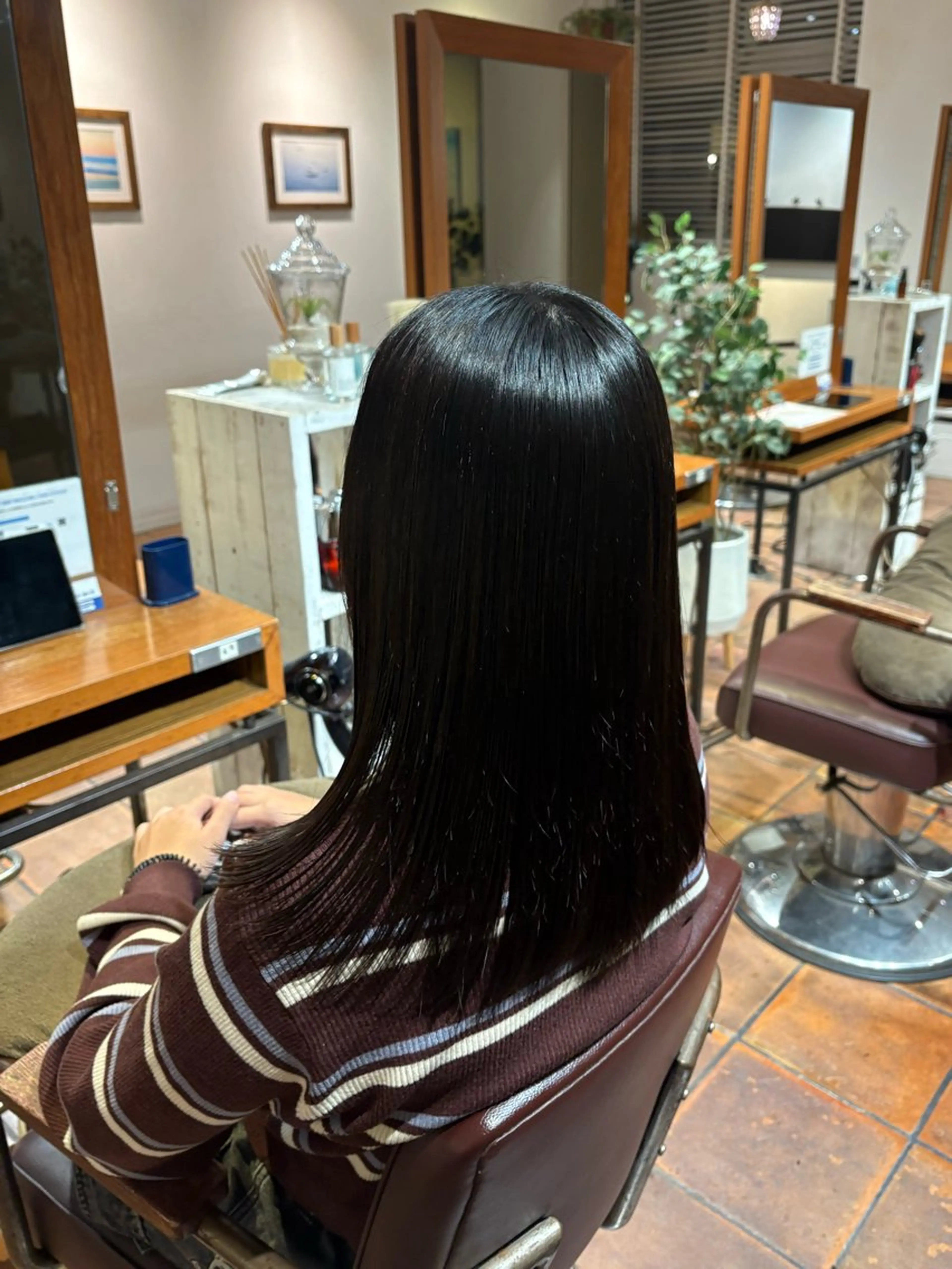 パーマ Yu-ka🌼*･ カラー縮毛矯正❣️のヘアスタイル