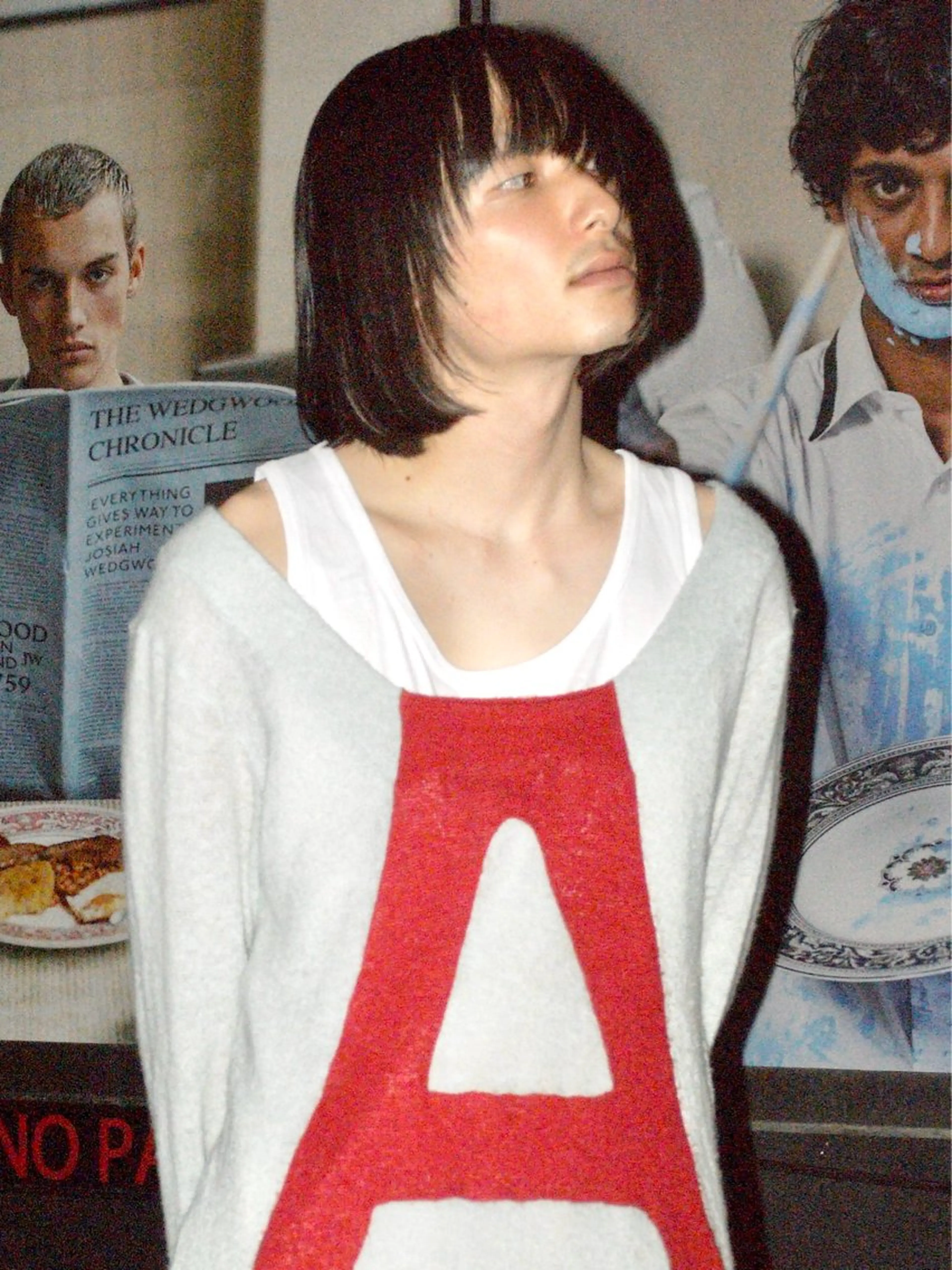 セミロング メンズ ryuei /原宿のヘアスタイル