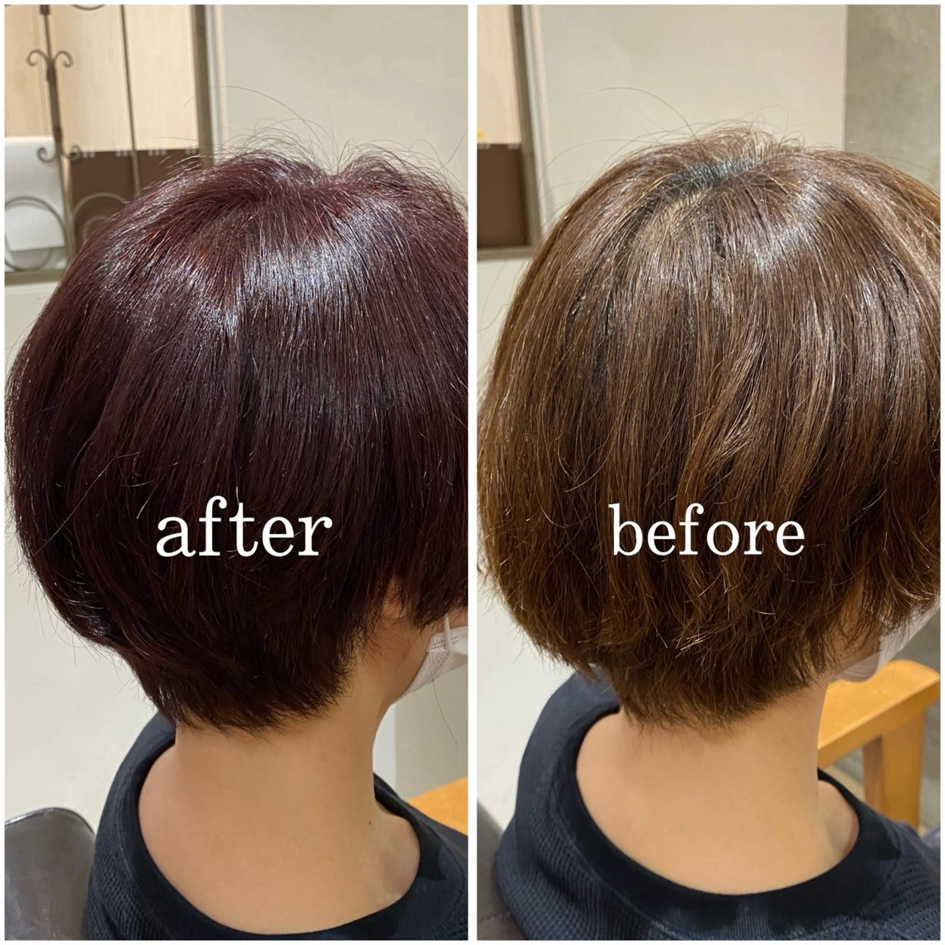 ショート yuzuki Agu臼井のヘアスタイル