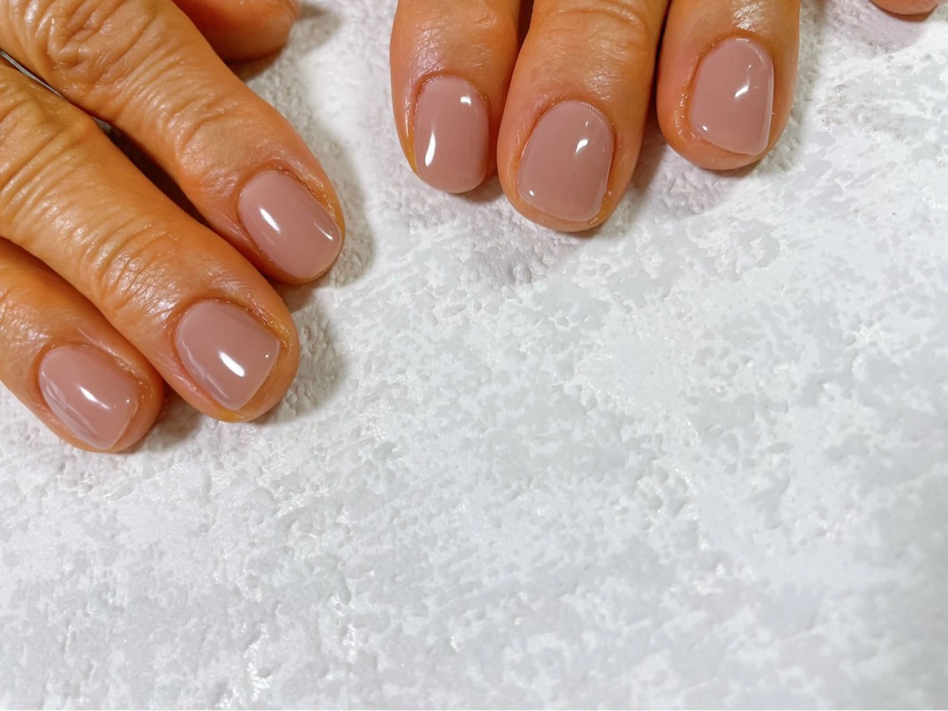 ネイル ジェルネイル 韓国ネイル メンズネイル ワンカラーネイル パラジェル kiki nail たまプラーザのネイルデザイン