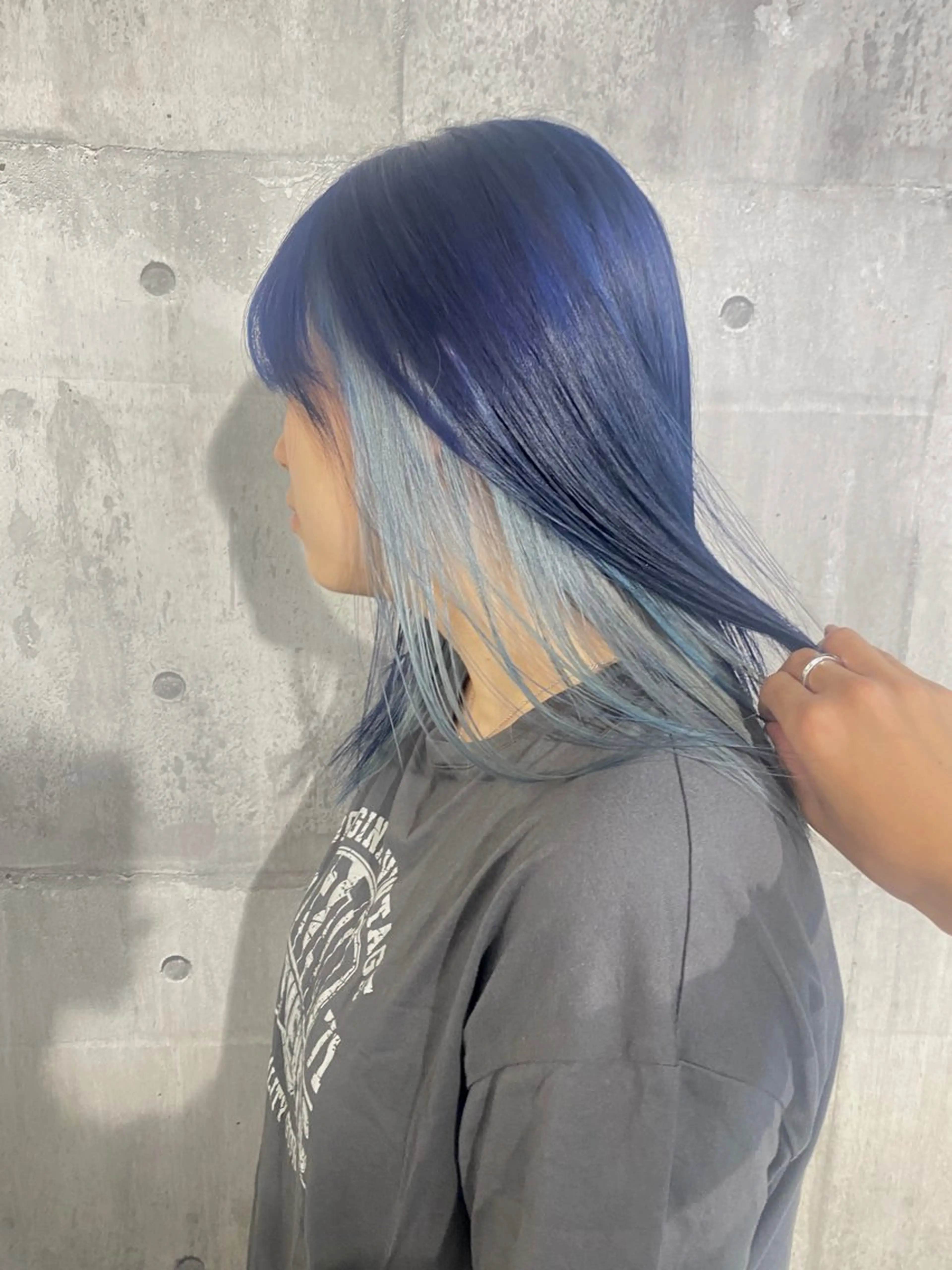 セミロング ヘアカラー Maison 寺尾拓朗のヘアスタイル