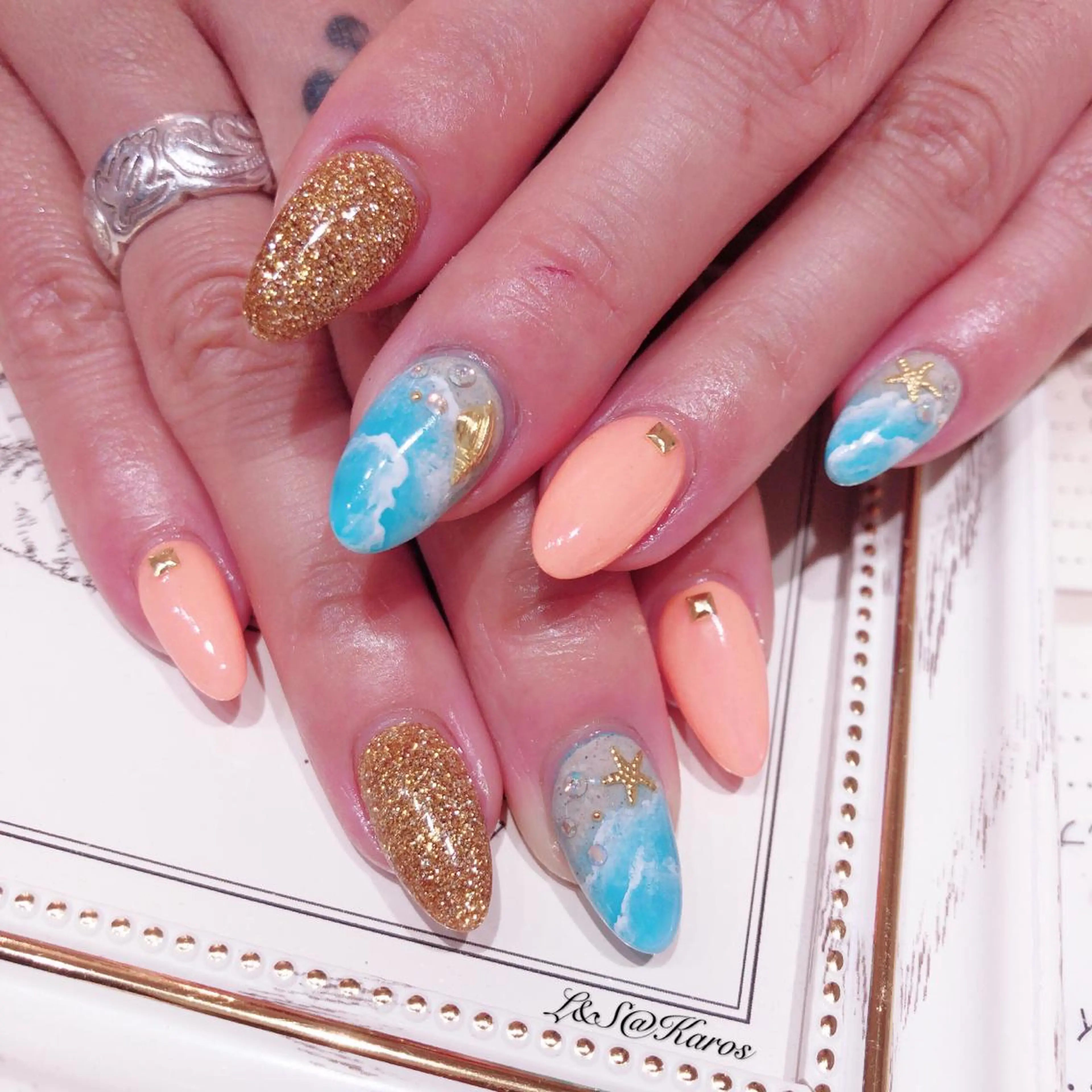 ネイル ハンドネイル L&S@ Karosのネイルデザイン