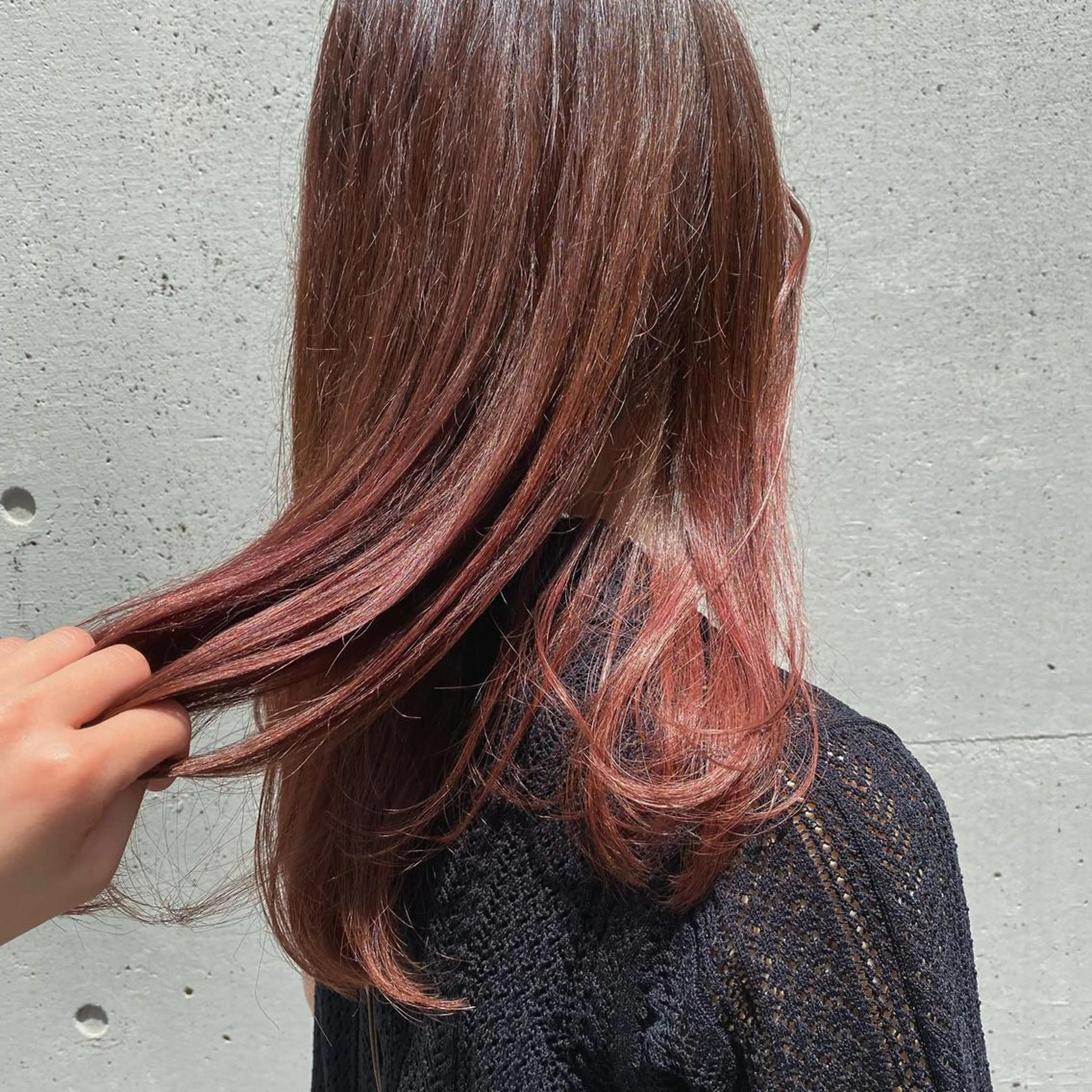 ロング ヘアカラー トリートメント ヘッドスパ putri店長 和田鈴采のヘアスタイル