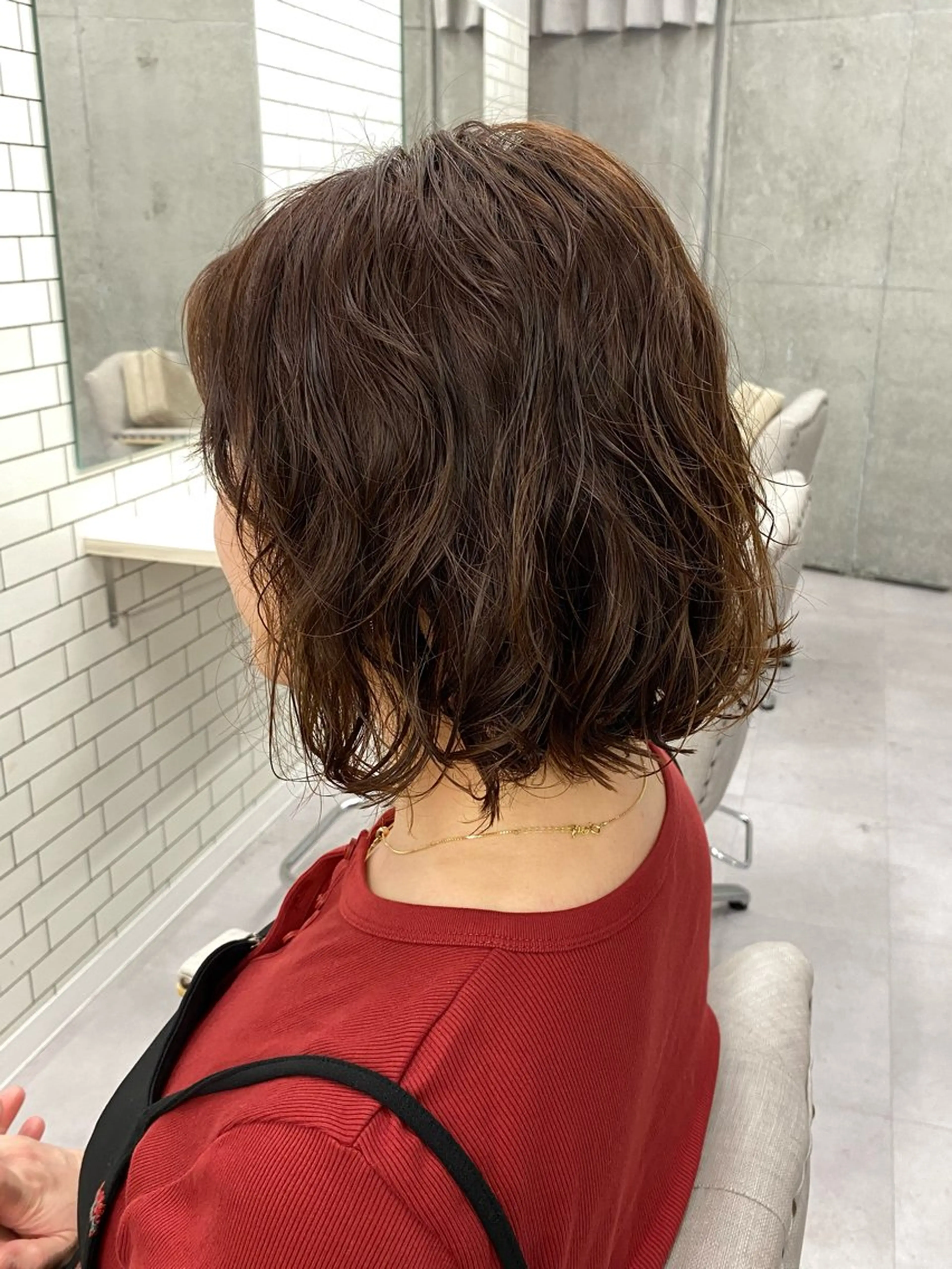 カット＋レディースボブパーマの写真