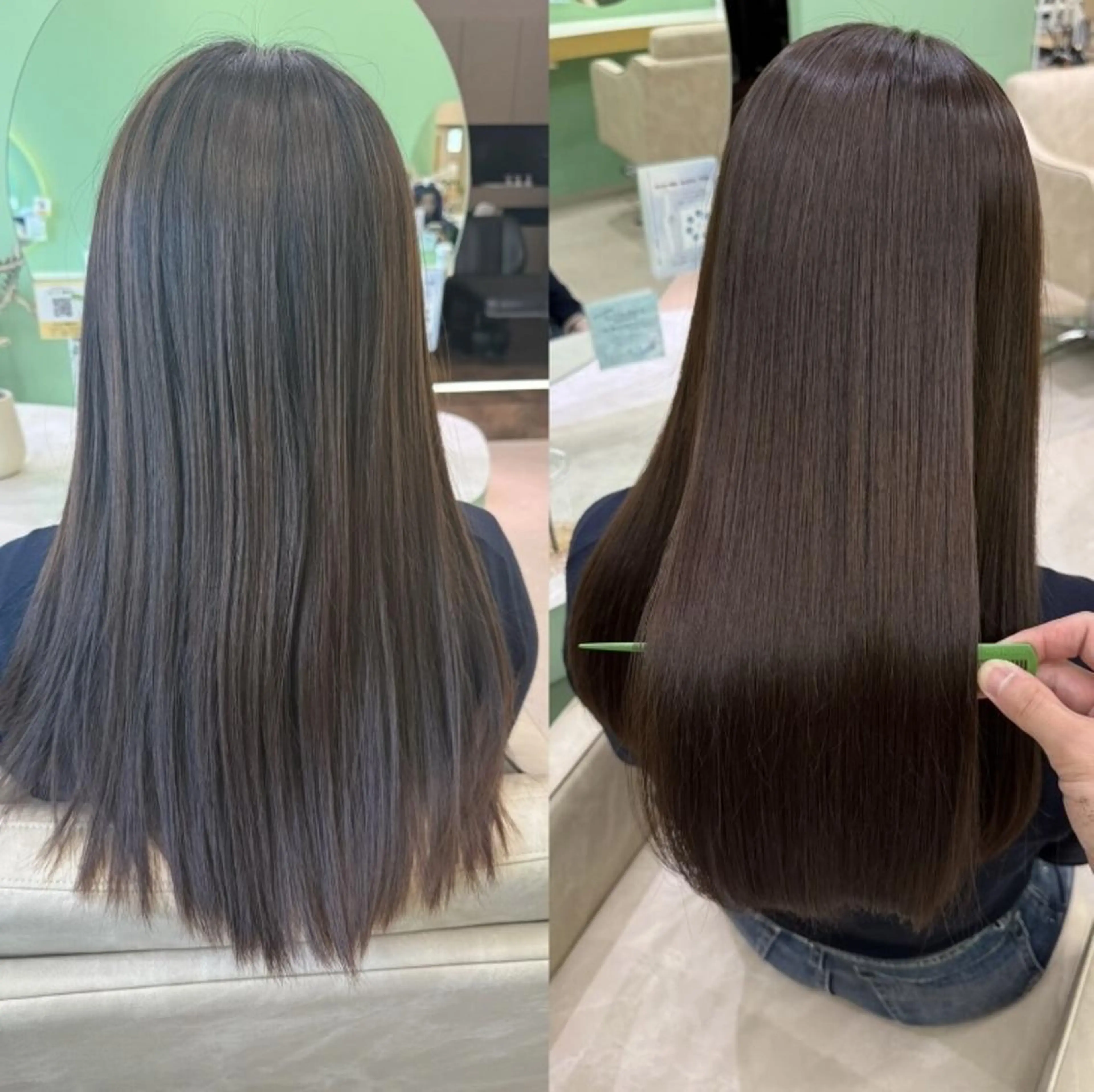 ロング パーマ カラー 似合わせ/髪質改善 /Bonheur京介のヘアスタイル