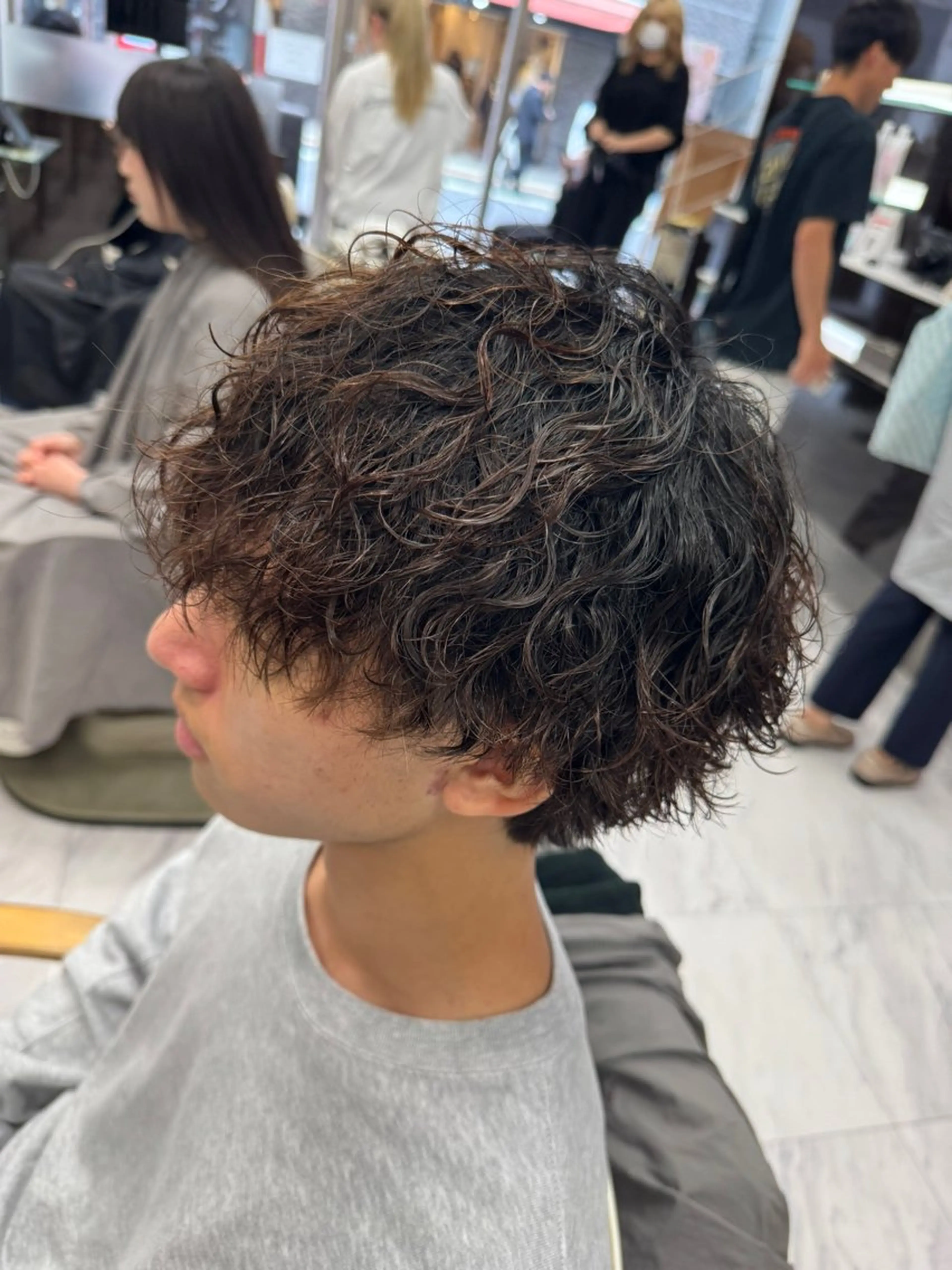 パーマ メンズ カット パーマ トリートメント Zina 大宮所属・目黒 碧人のヘアスタイル