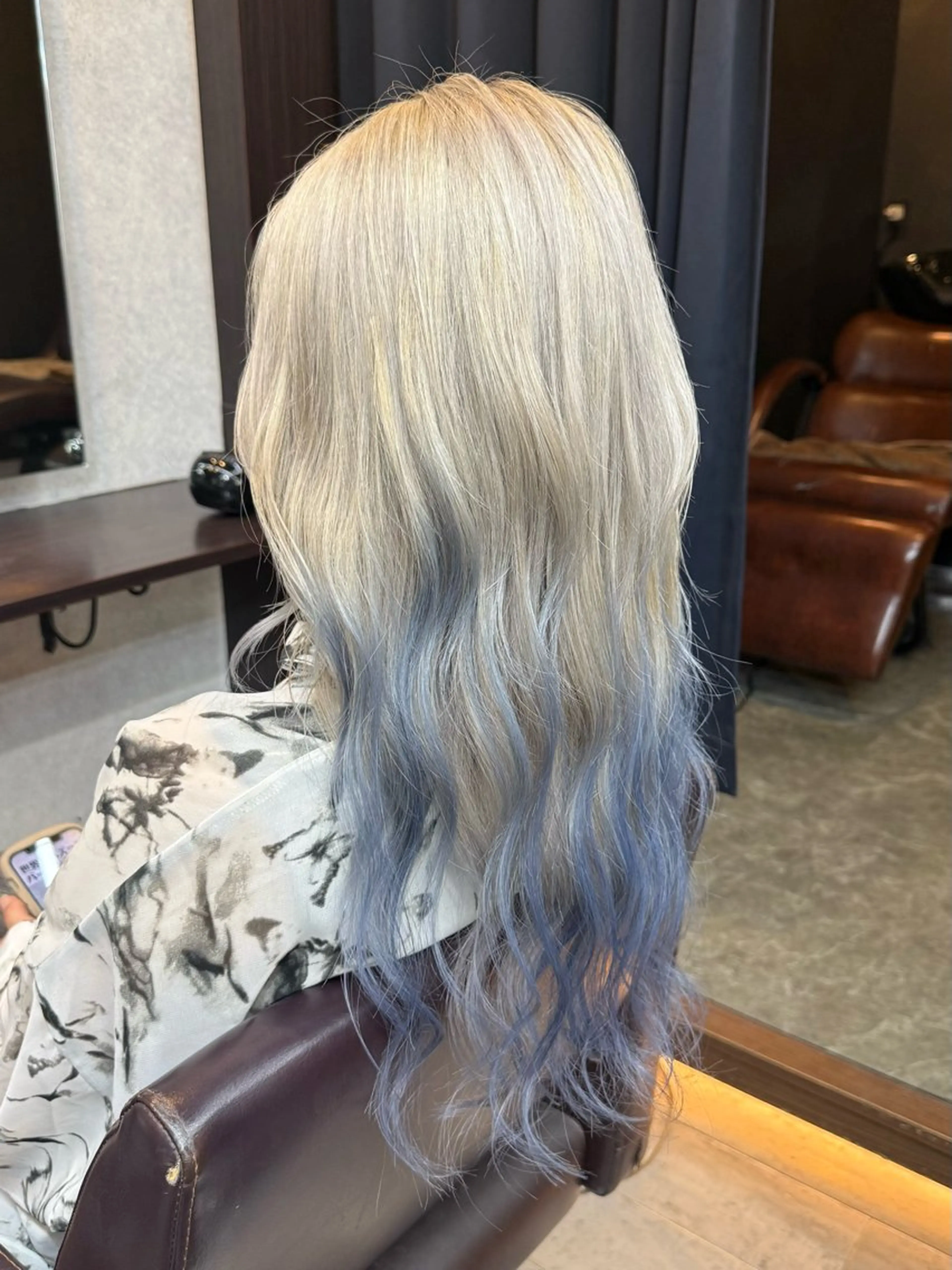 ロング ヘアカラー トリートメント 井上 武輝のヘアスタイル