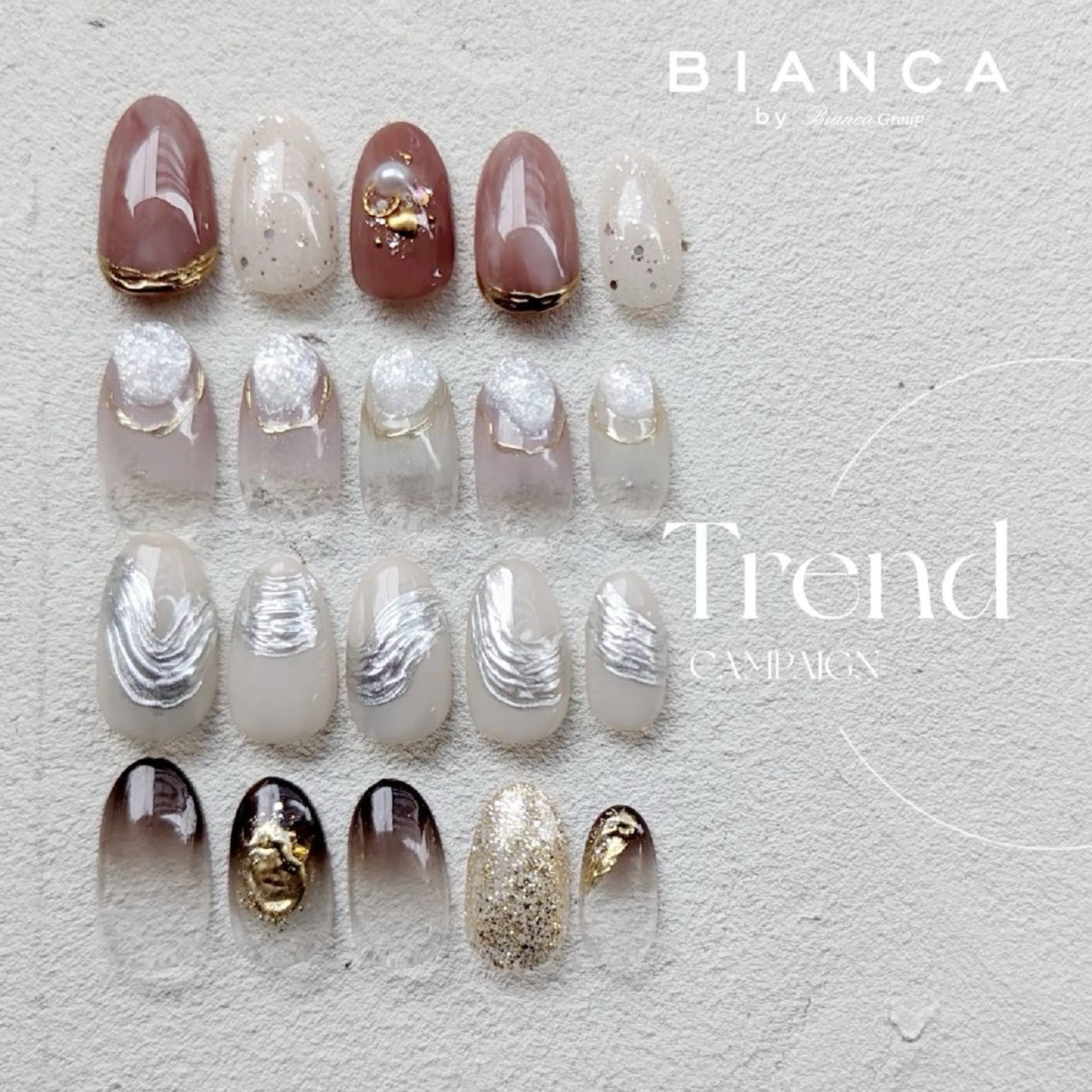 ネイル Bianca🩶 TAMIYAのネイルデザイン