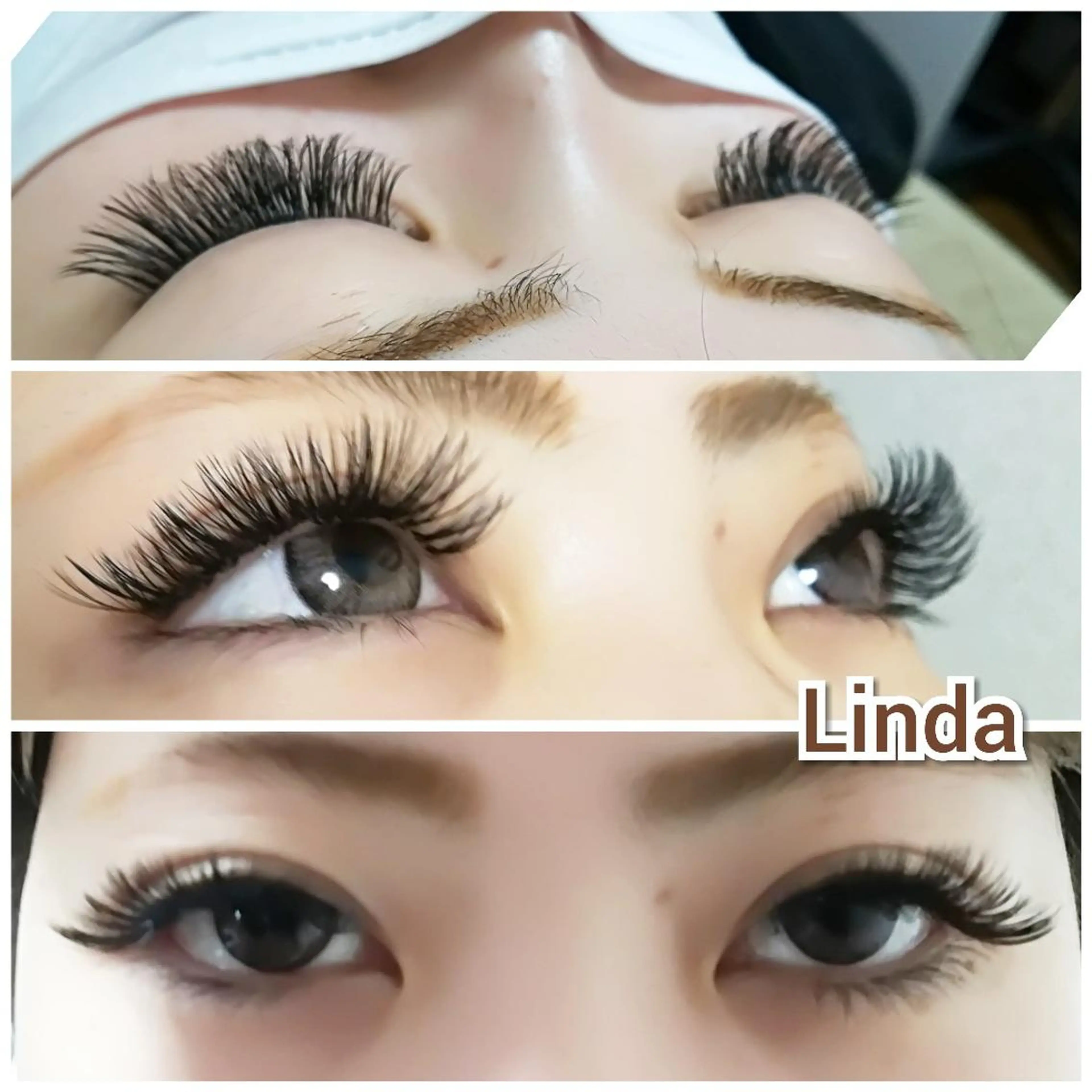 マツエク・マツパ ボリュームラッシュ linda lashesのマツエク・マツパデザイン